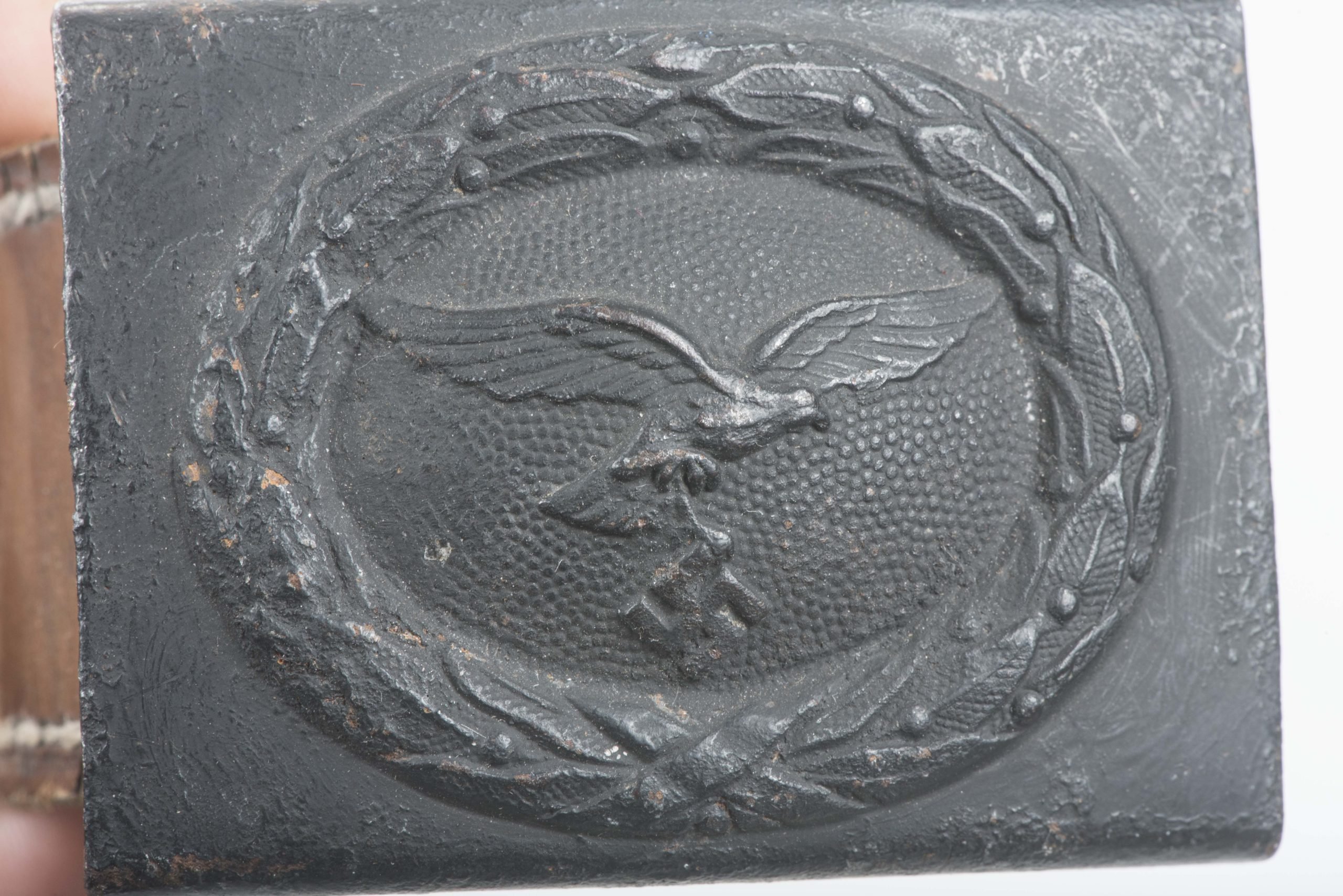 Steel Luftwaffe belt buckle Berg Nolte 1941 — image 9