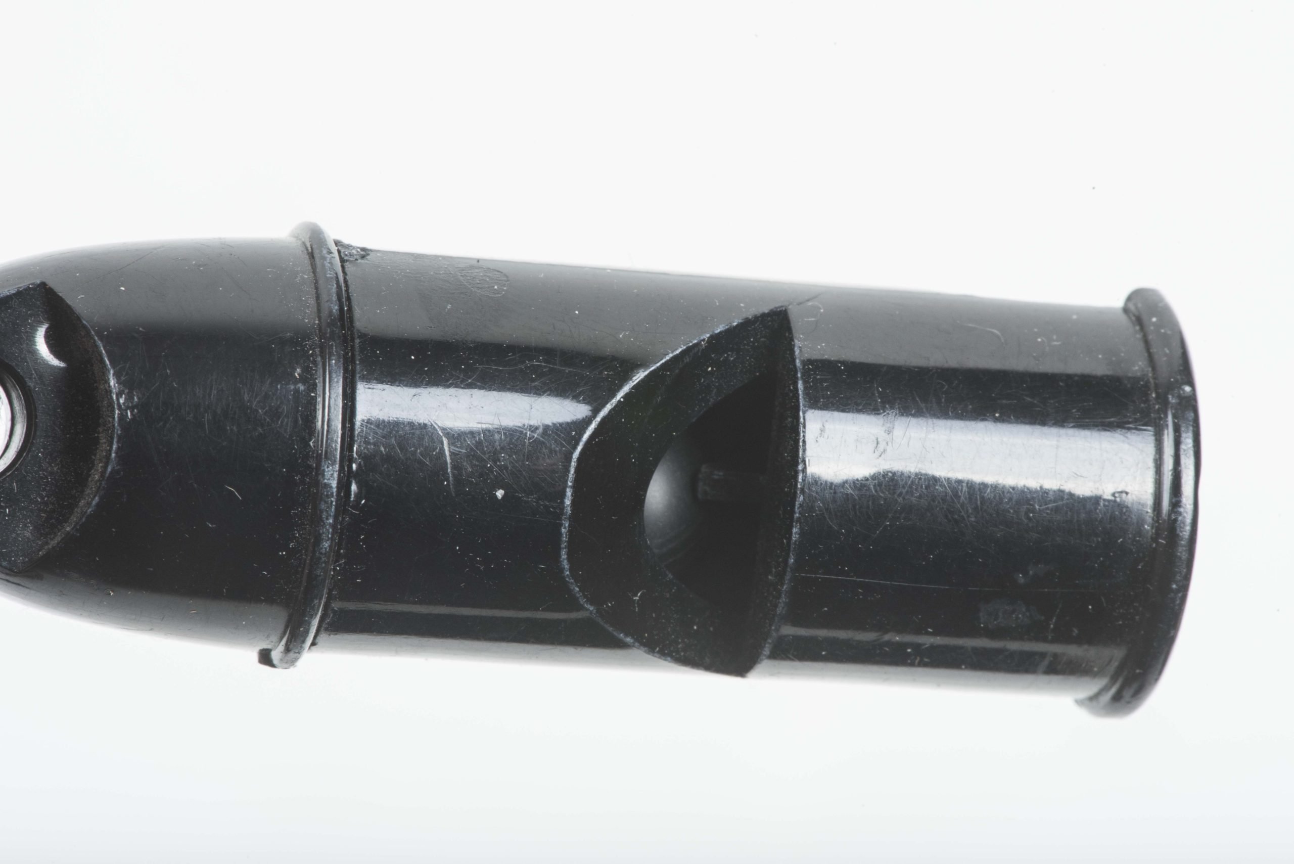 Issue whistle with grey rayon lanyard — image 5