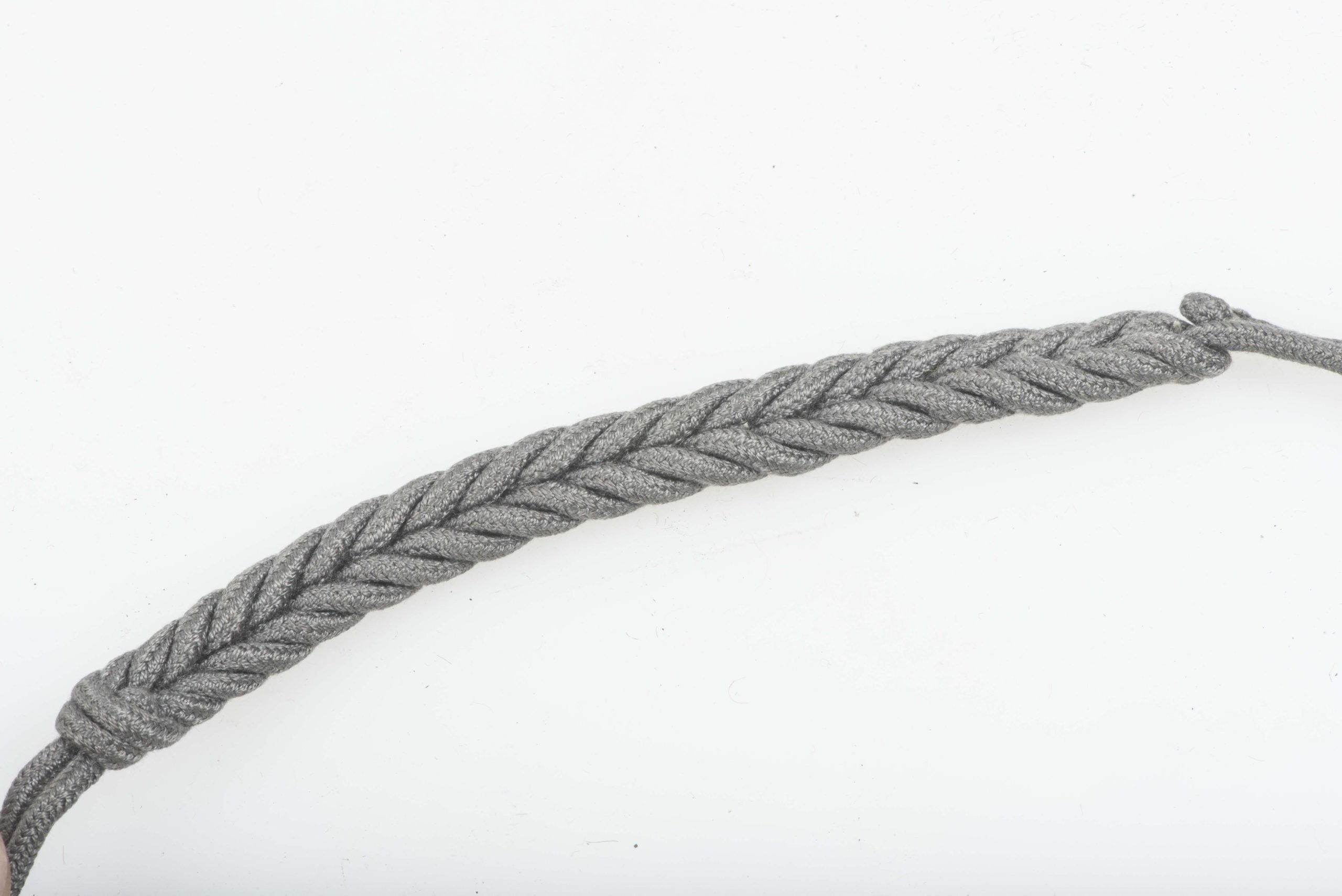 Issue whistle with grey rayon lanyard — image 6