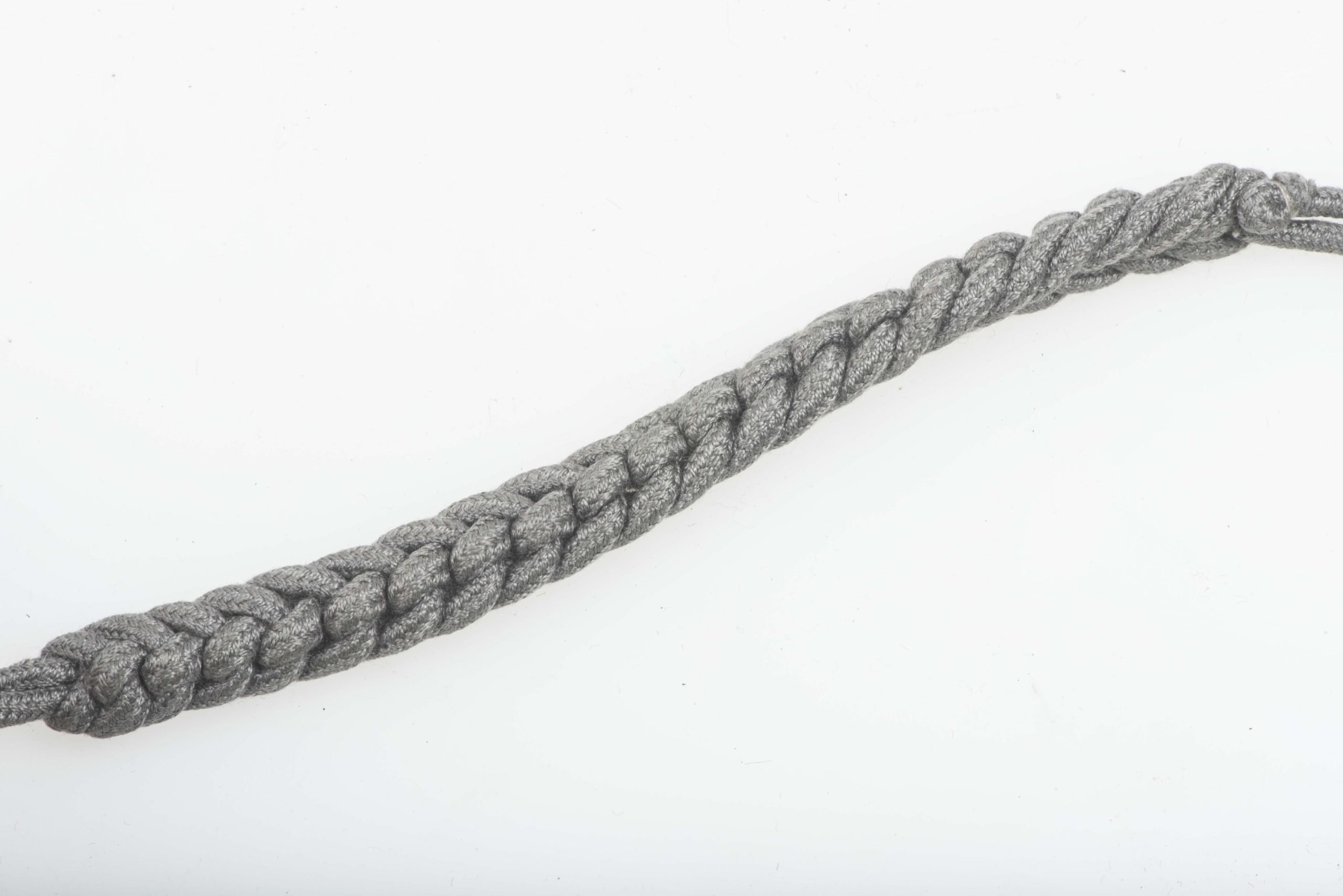 Issue whistle with grey rayon lanyard — image 7