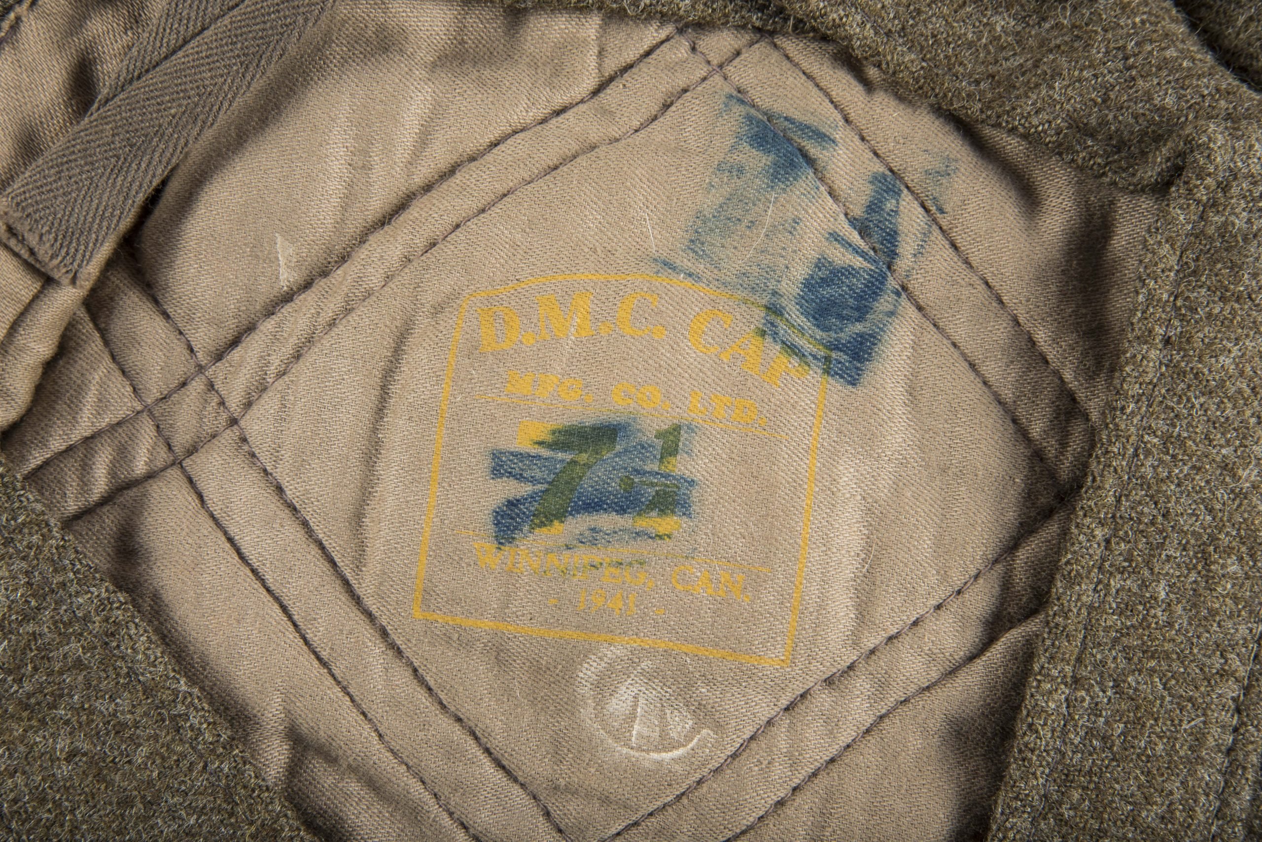 Canadian Tam O' Shamter DMC Cap 1941 7 1/8 – Toronto Scottish — image 3