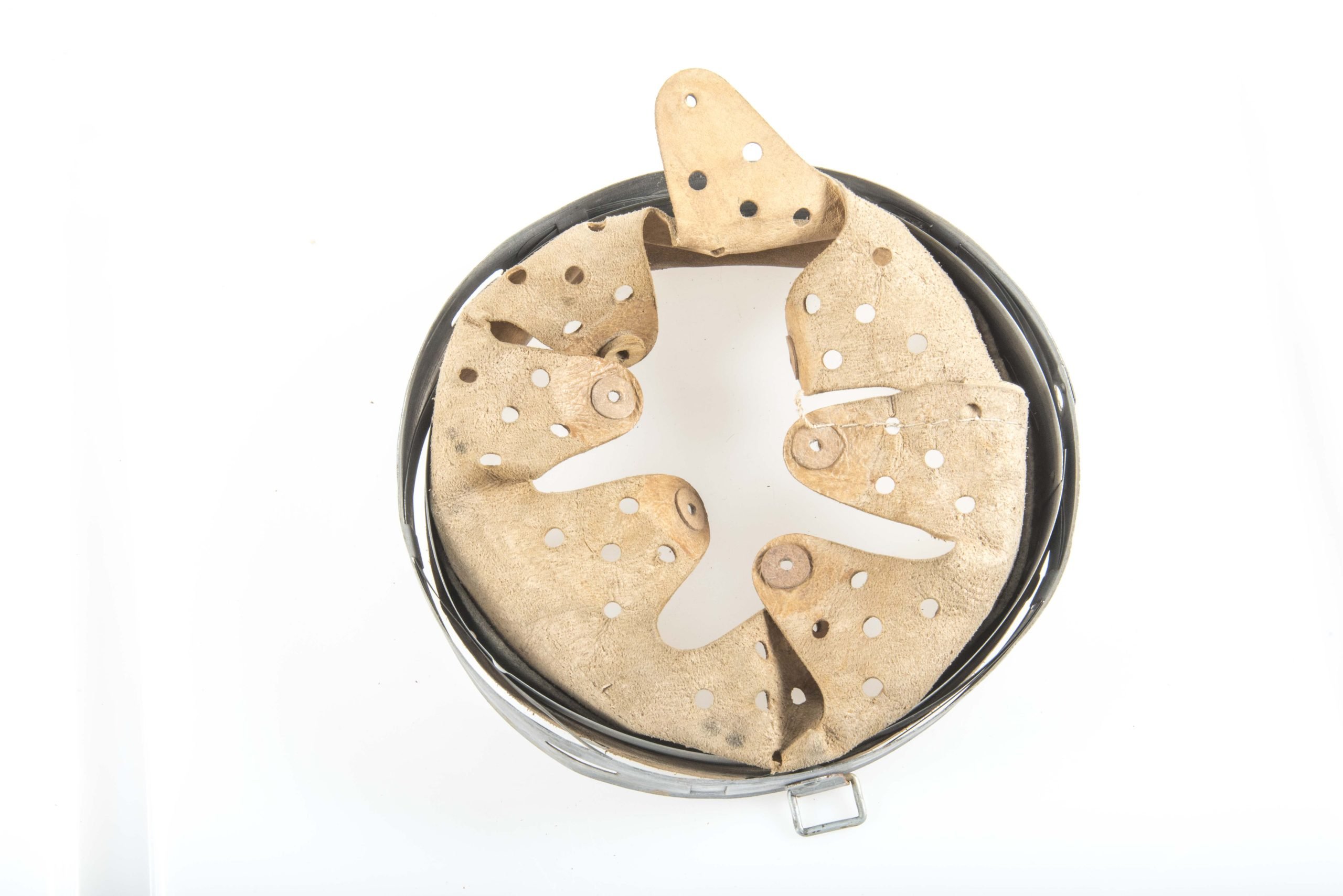 German helmet liner marked Schubert DRP 1943 62/54 — image 2