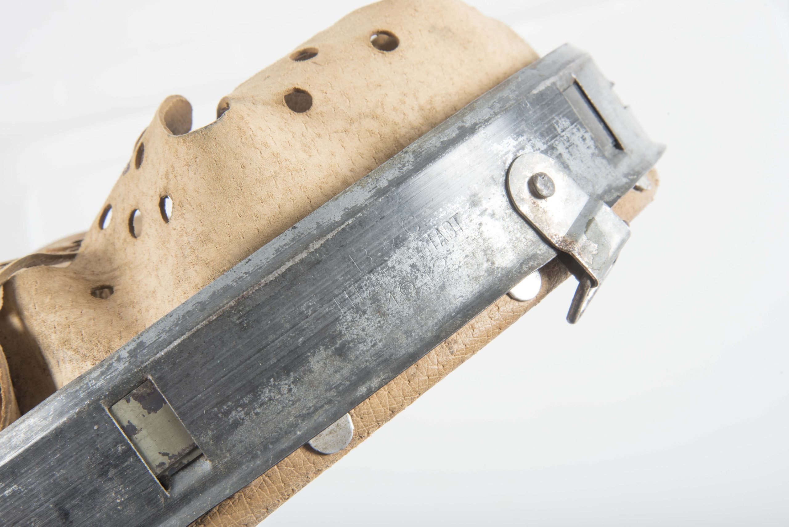 German helmet liner marked B&C Littzmannstadt 1942 62/55 — image 2