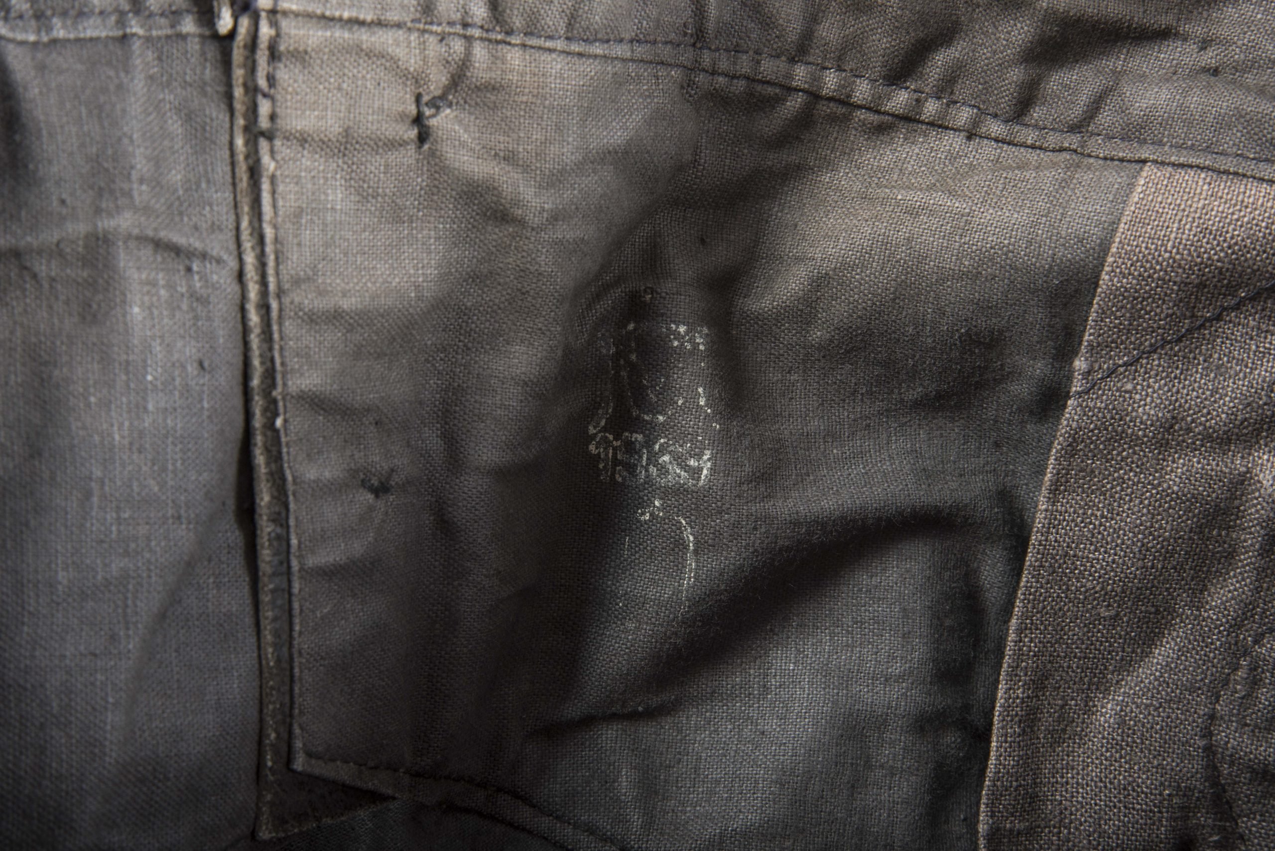 Rare Dutch leather motorcyclist breeches marked CM 1939 — image 6