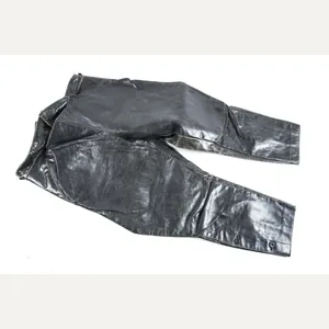 Rare Dutch leather motorcyclist breeches marked CM 1939