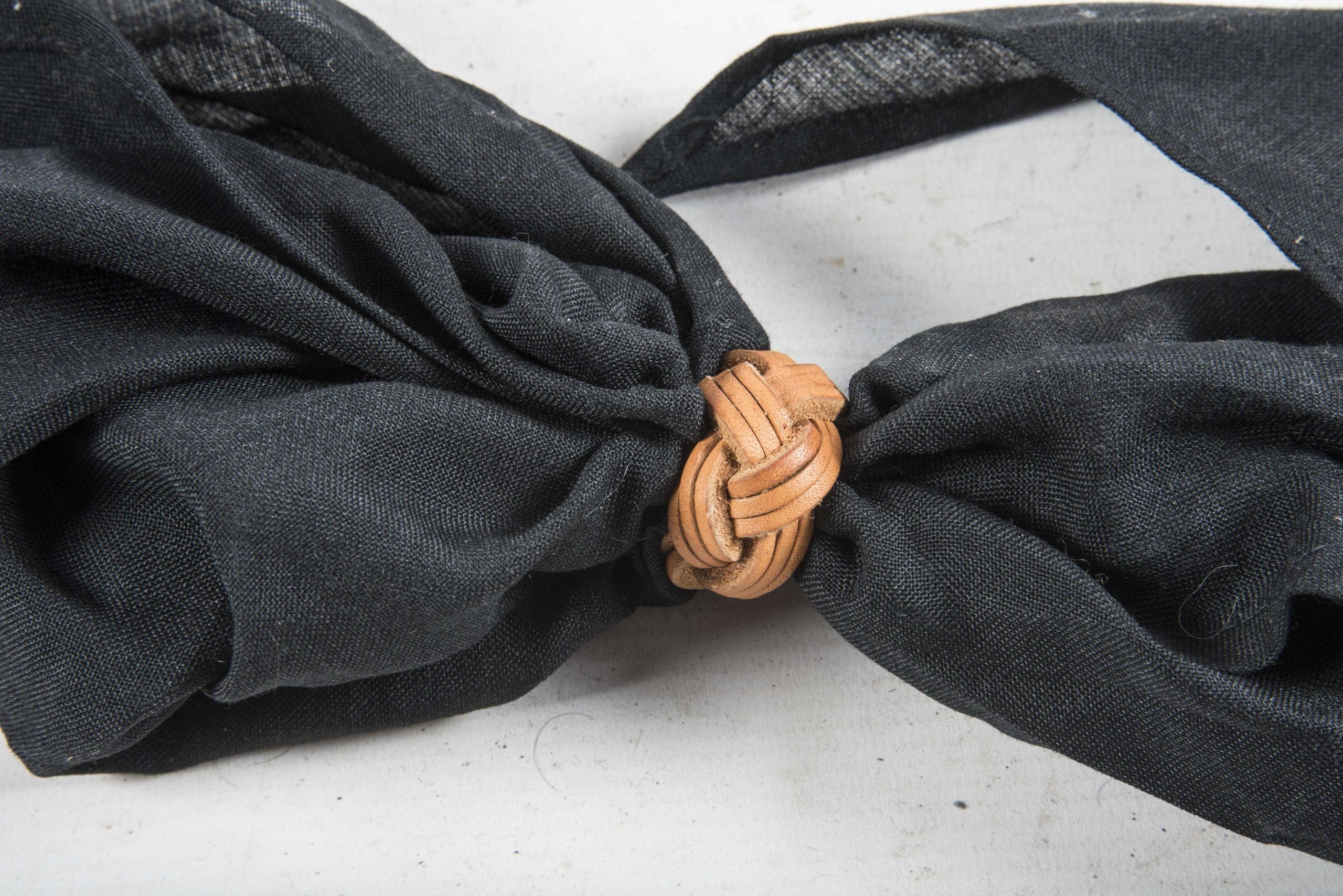 Black Hitlerjugend scarf with RZM tag — image 3