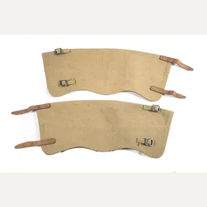 British P37 webbing anklets marked Leather Products 1943, size 4