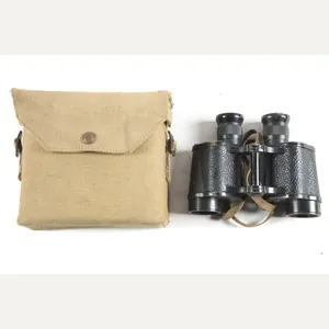 British P37 binoculars marked Kershaw 1943 and case M.W.S. Ltd …