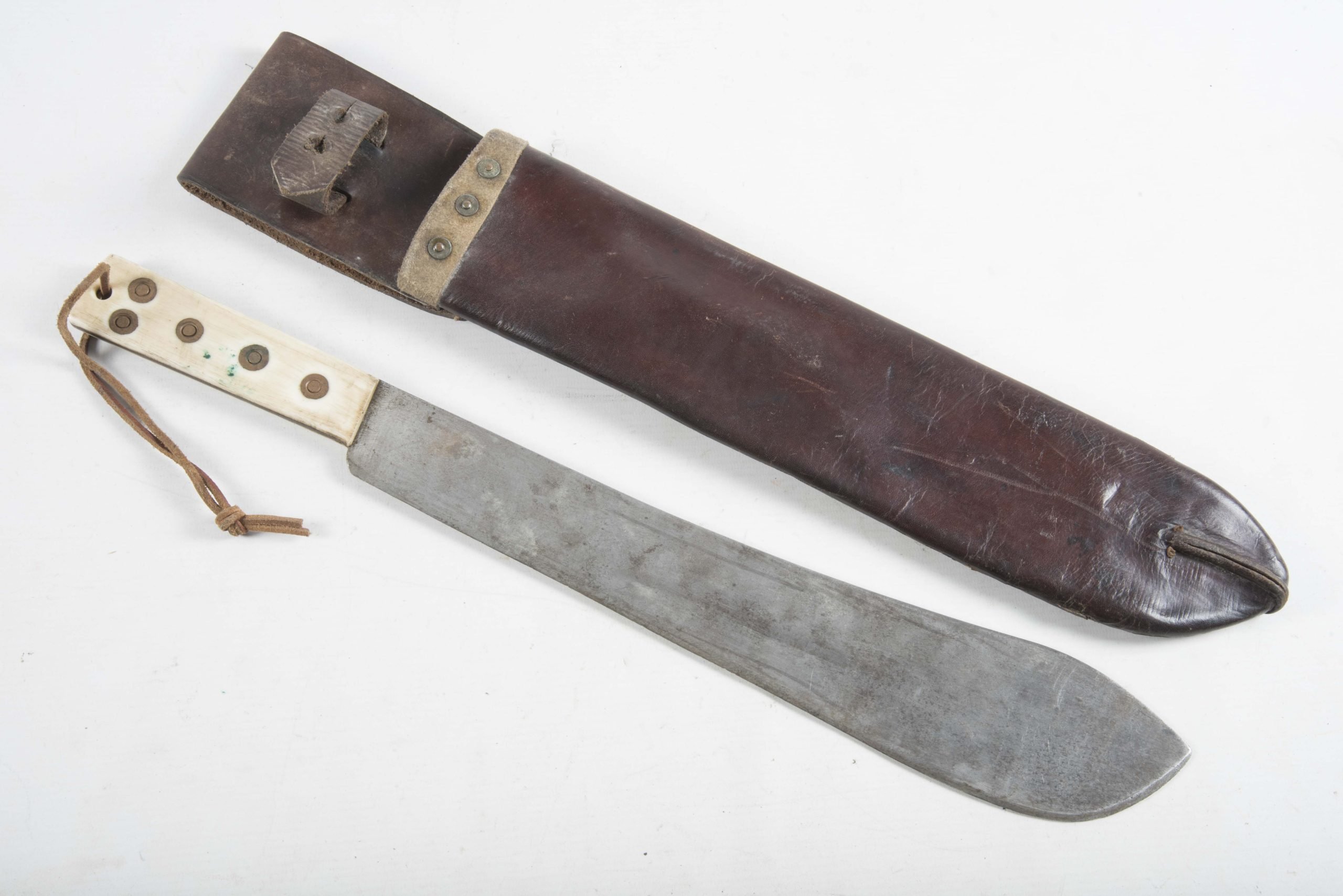 British machete by Martindale with scabbard Blackman leather goods sermondsey 1940 — image 6