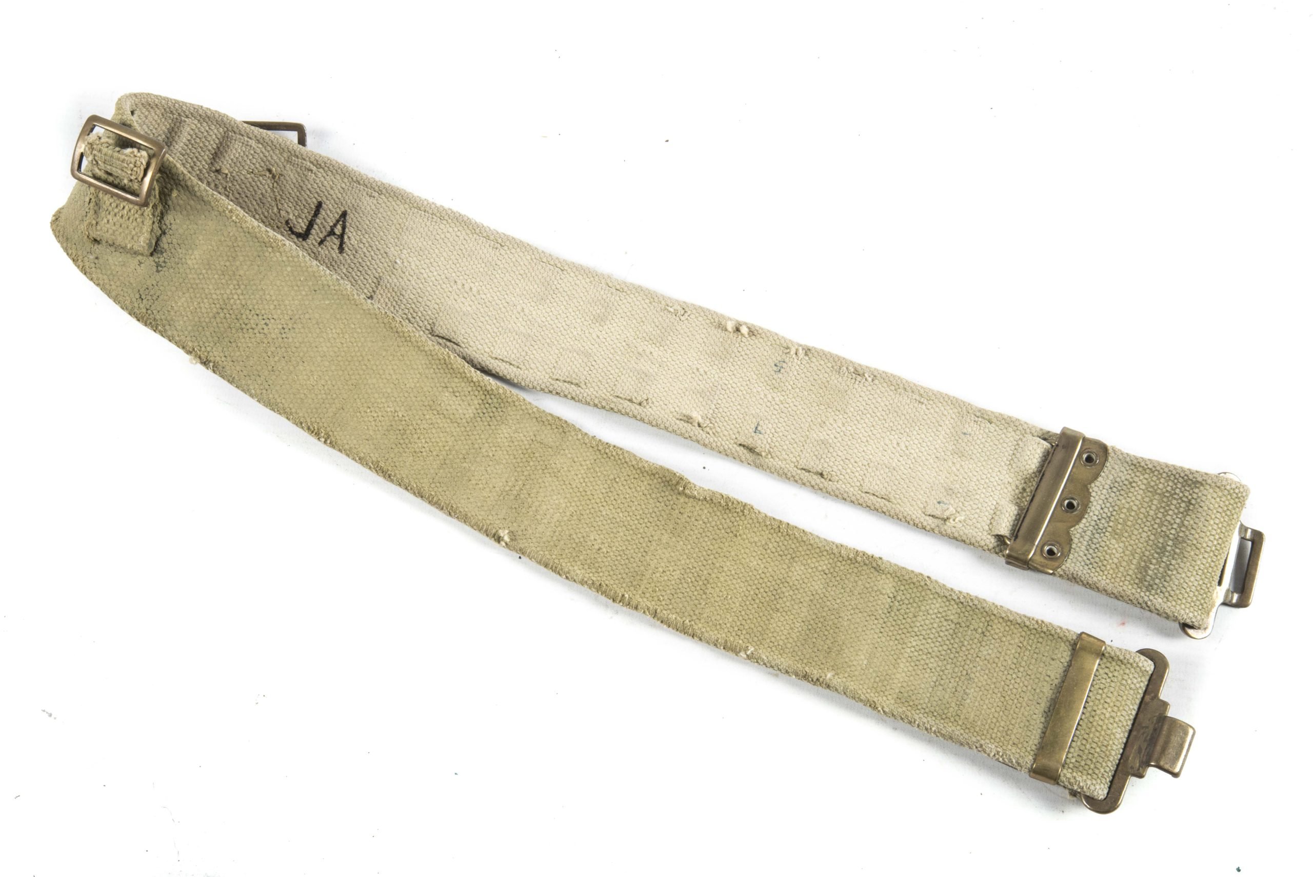 British P37 webbing equipment belt dated 1942
