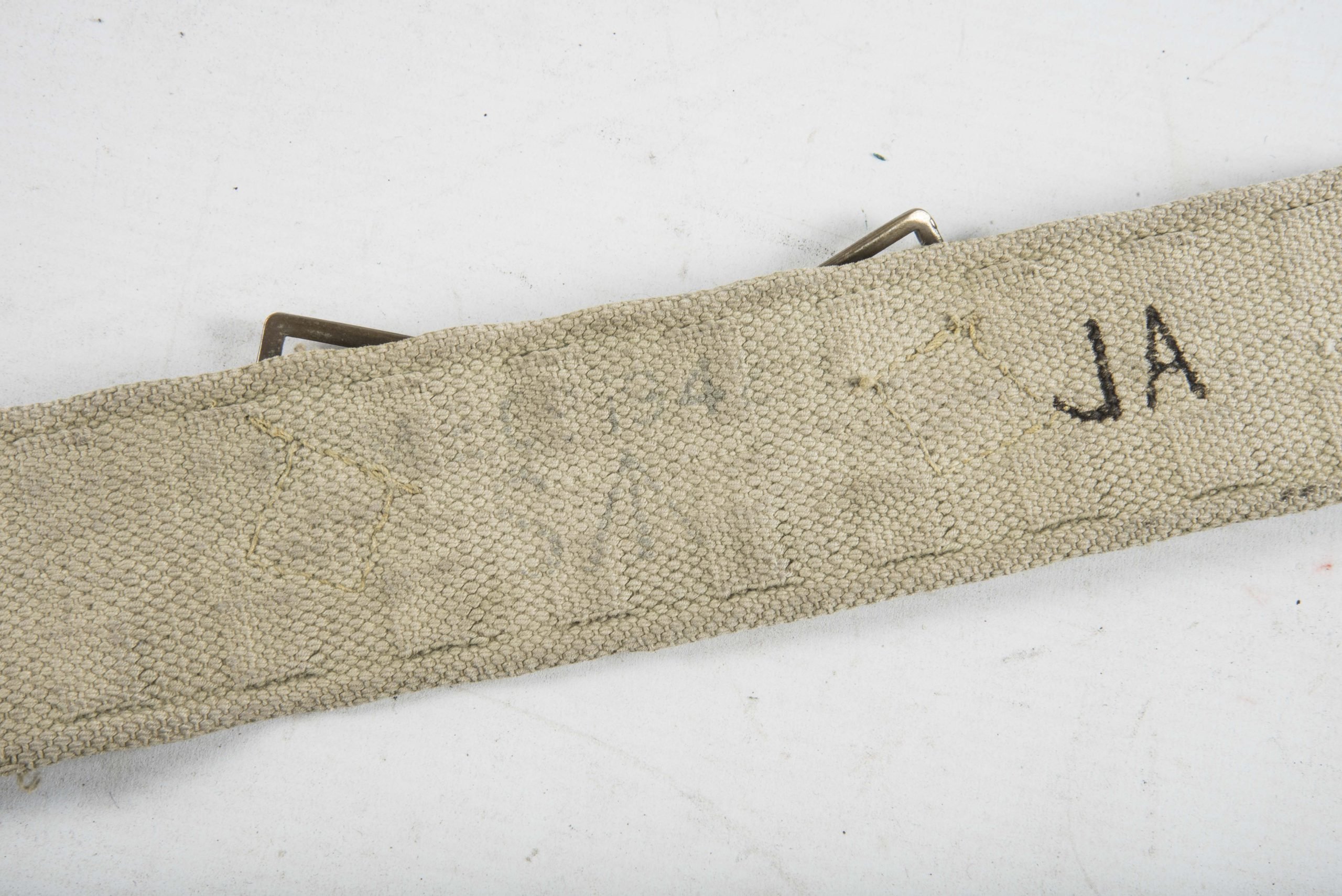 British P37 webbing equipment belt dated 1942 — image 3