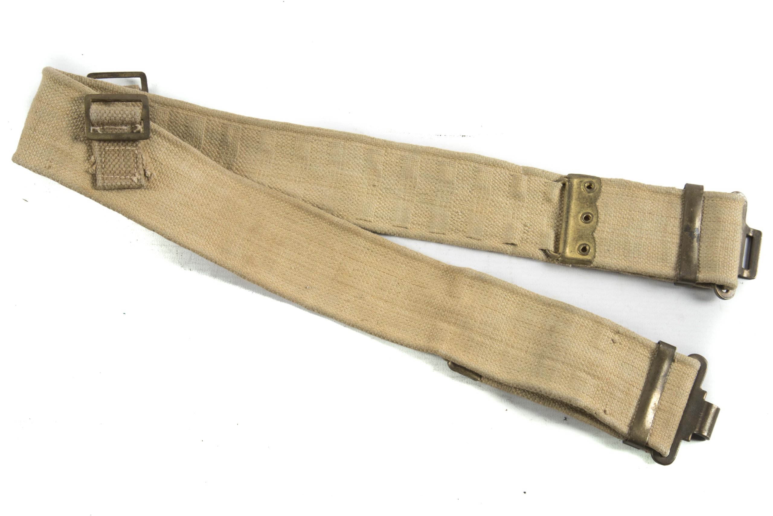 British P37 webbing equipment belt dated 1942