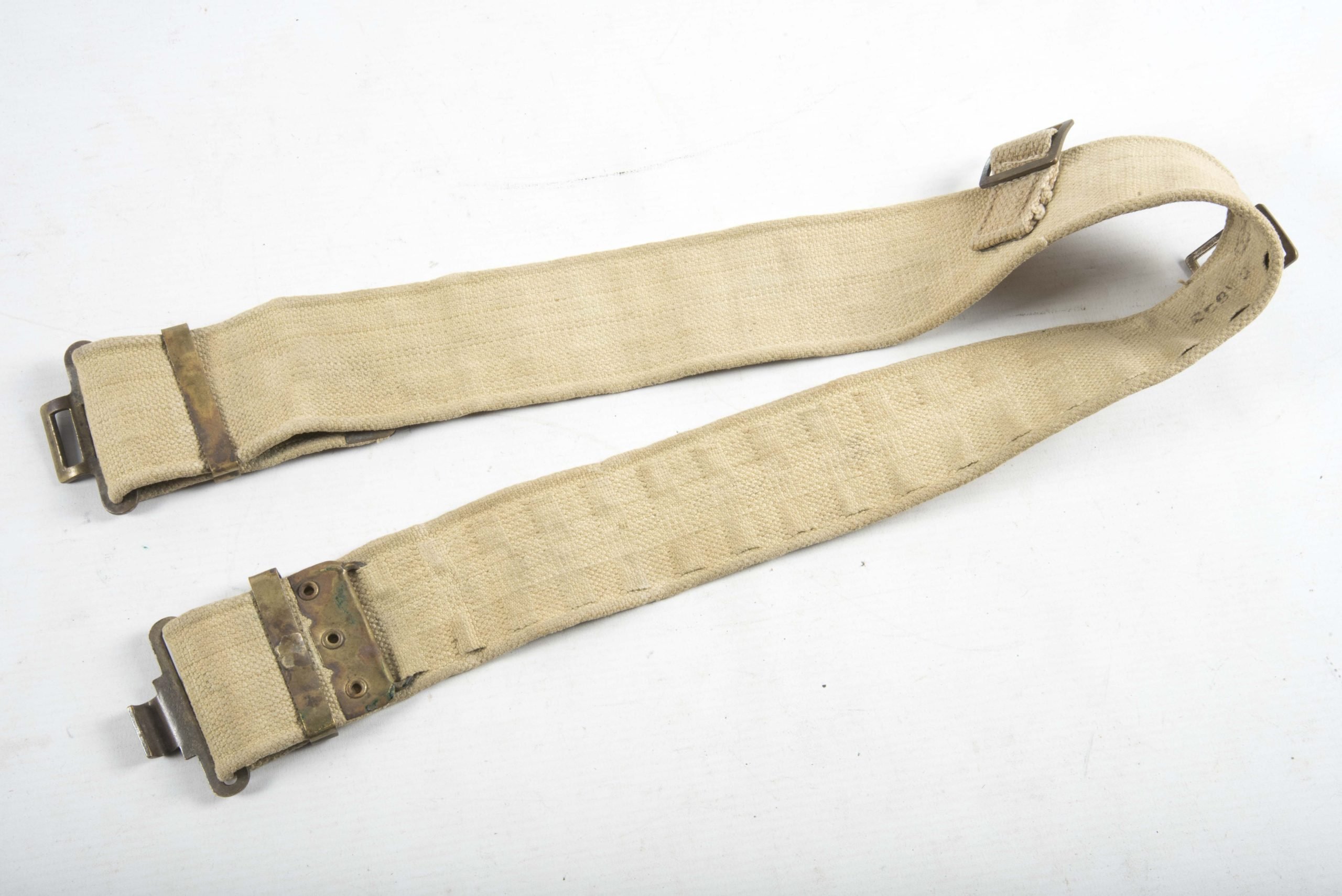 British P37 webbing equipment belt