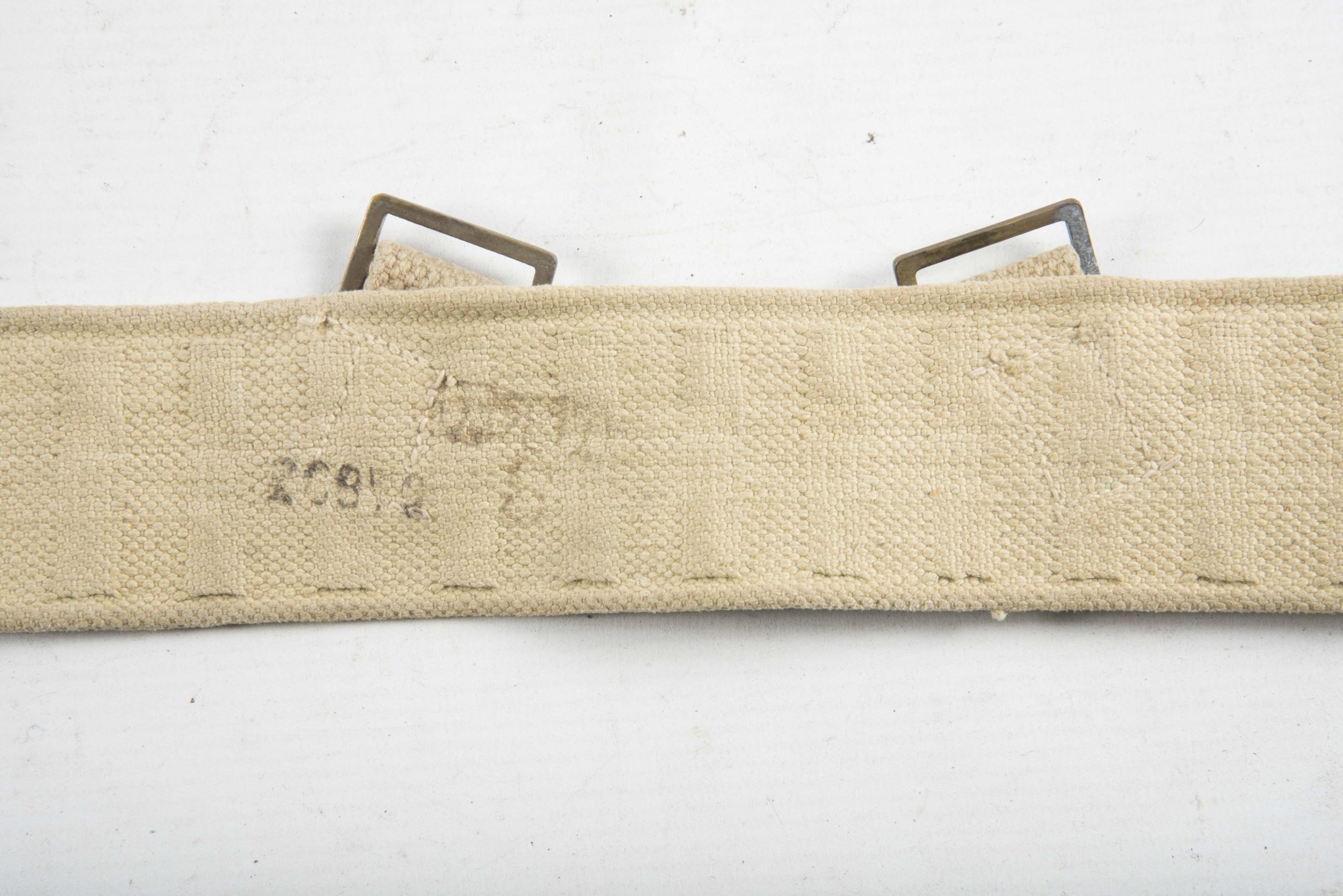 British P37 webbing equipment belt — image 2