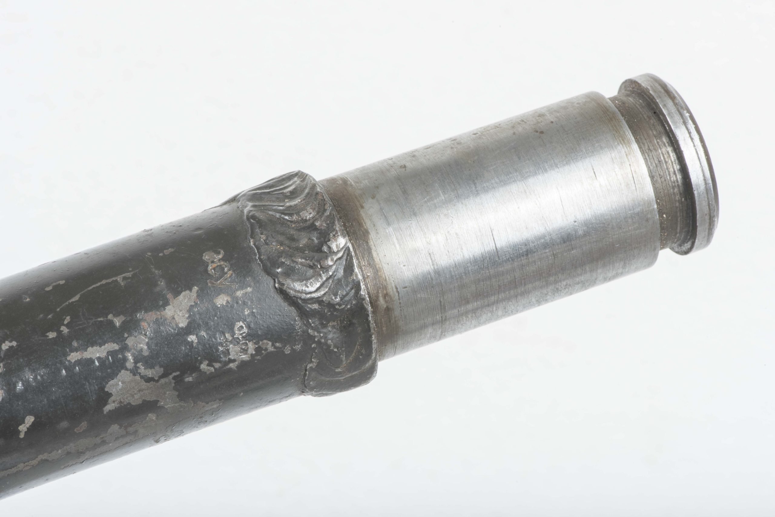 Rare painted steel MG34 u. MG42 Lafette AA extension pole marked ecy — image 3