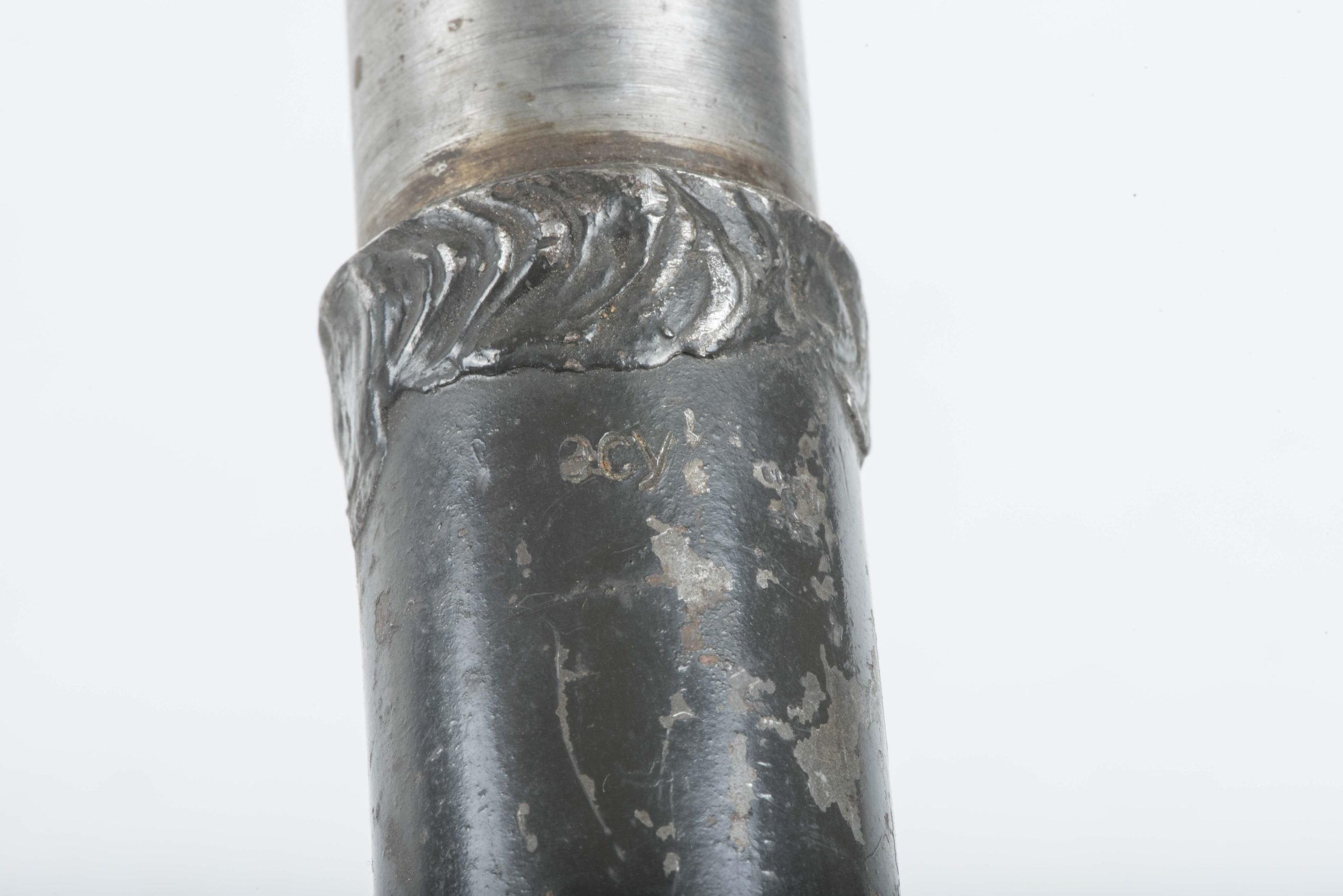 Rare painted steel MG34 u. MG42 Lafette AA extension pole marked ecy — image 7