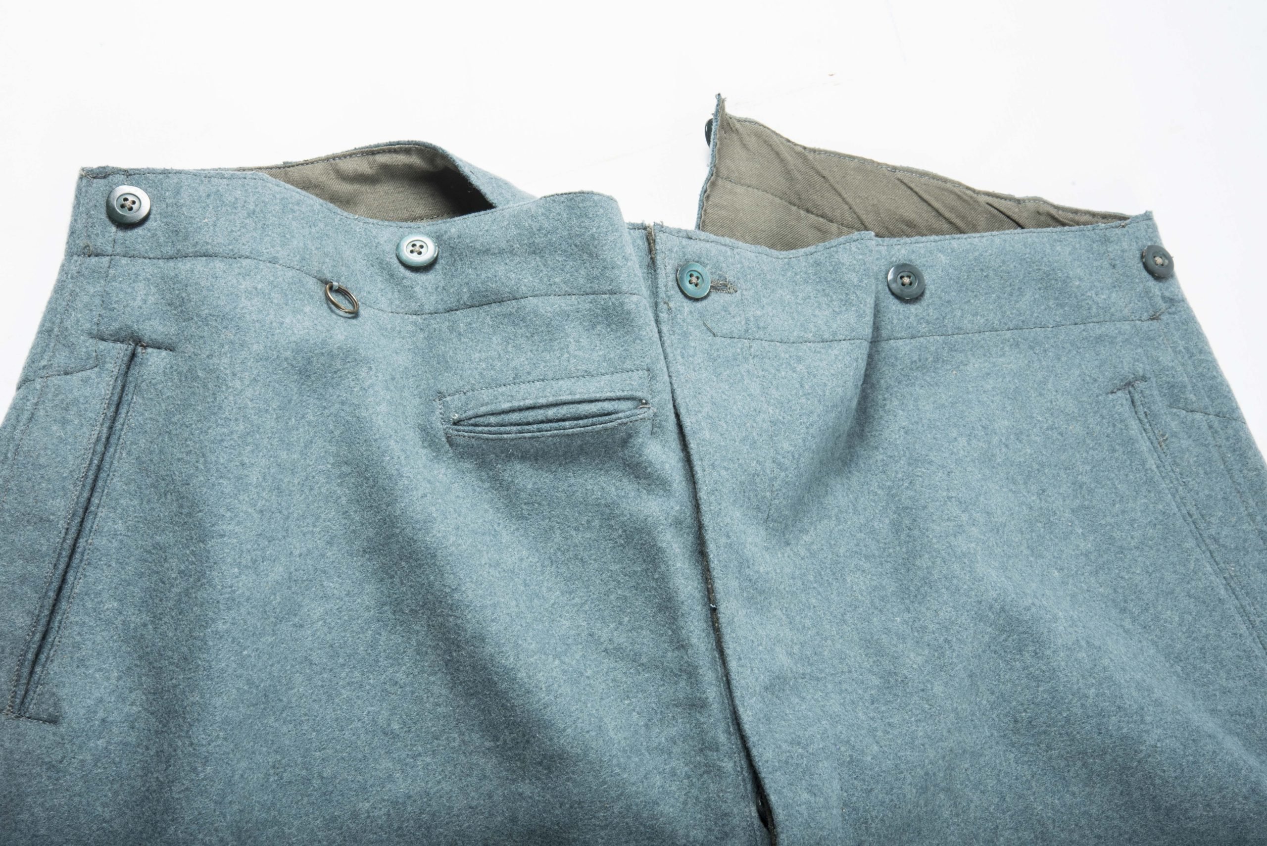 Unissued Polizei Breeches marked Paul Maass Uniformschneiderei Saarbrucken