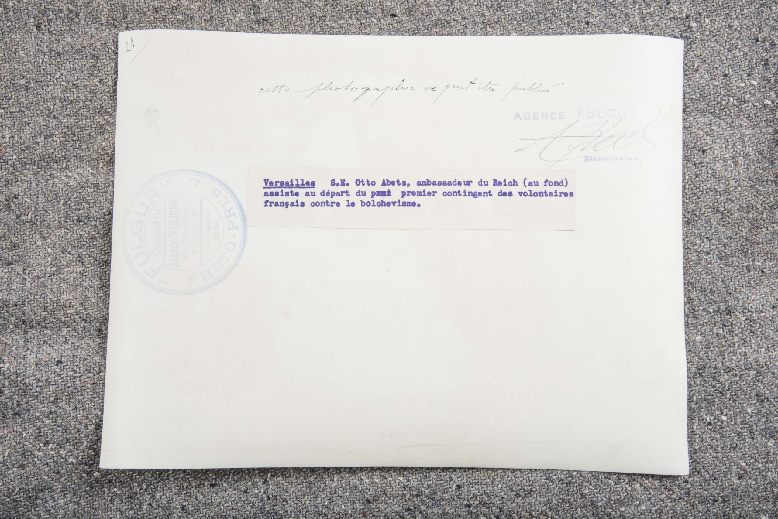 Press Photo; French LVF Volunteers against Bolshewism — image 2