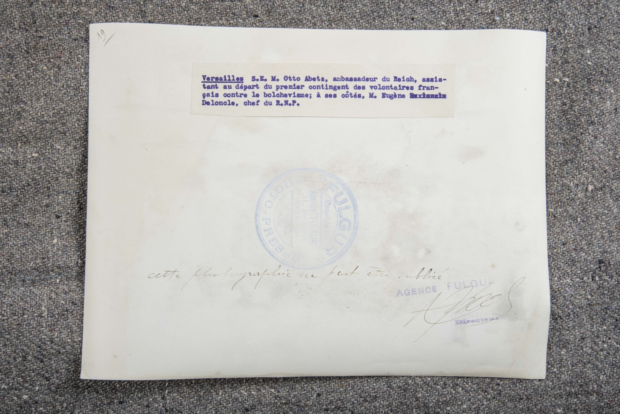 Press Photo; French LVF Volunteers against Bolshewism — image 2