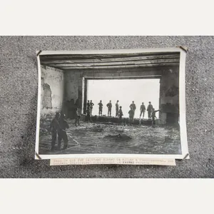 Press Photo; US and French soldiers visited Hitler's Berghof