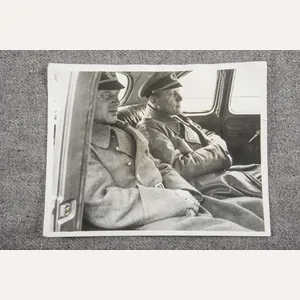 Press Photo; German General von Broigh, Von Liebenstein and Schnarrenberger