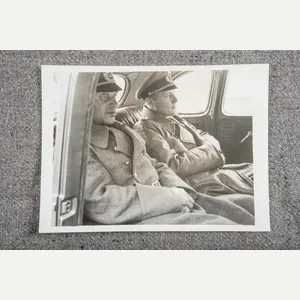 Press Photo; German General von Broigh, Von Liebenstein and Schnarrenberger