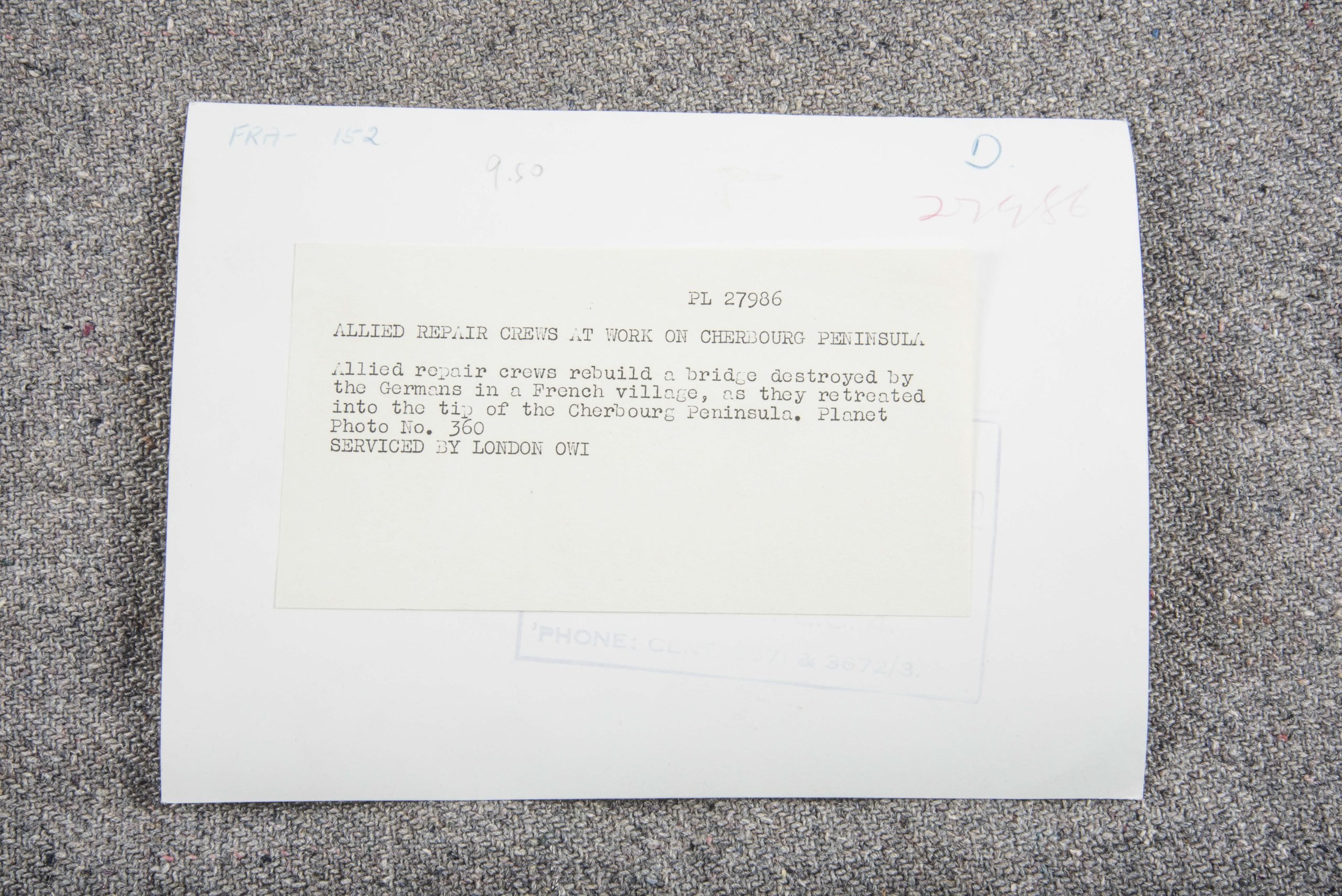 Air reconnaissance Photo; Normandy Cherbourg Peninsula. — image 2