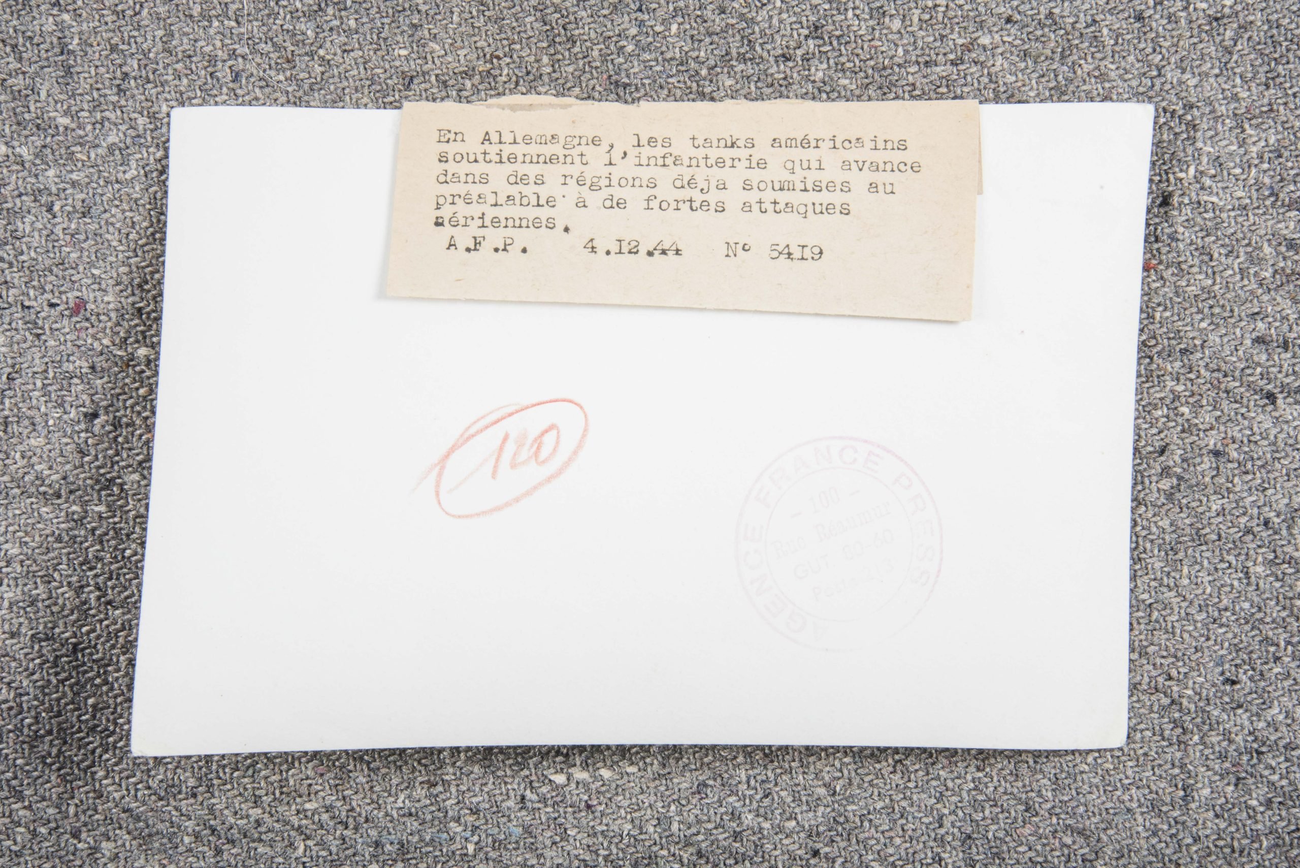 Press Photo 4.12.44 German Border — image 2