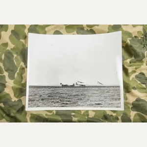 Large US Photograph: Gliders landing during operation Market Garden