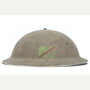 British MKII helmet with Durham Light Infantry flash