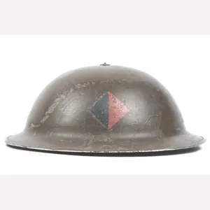 British MKII helmet with two Royal Artillery flashes