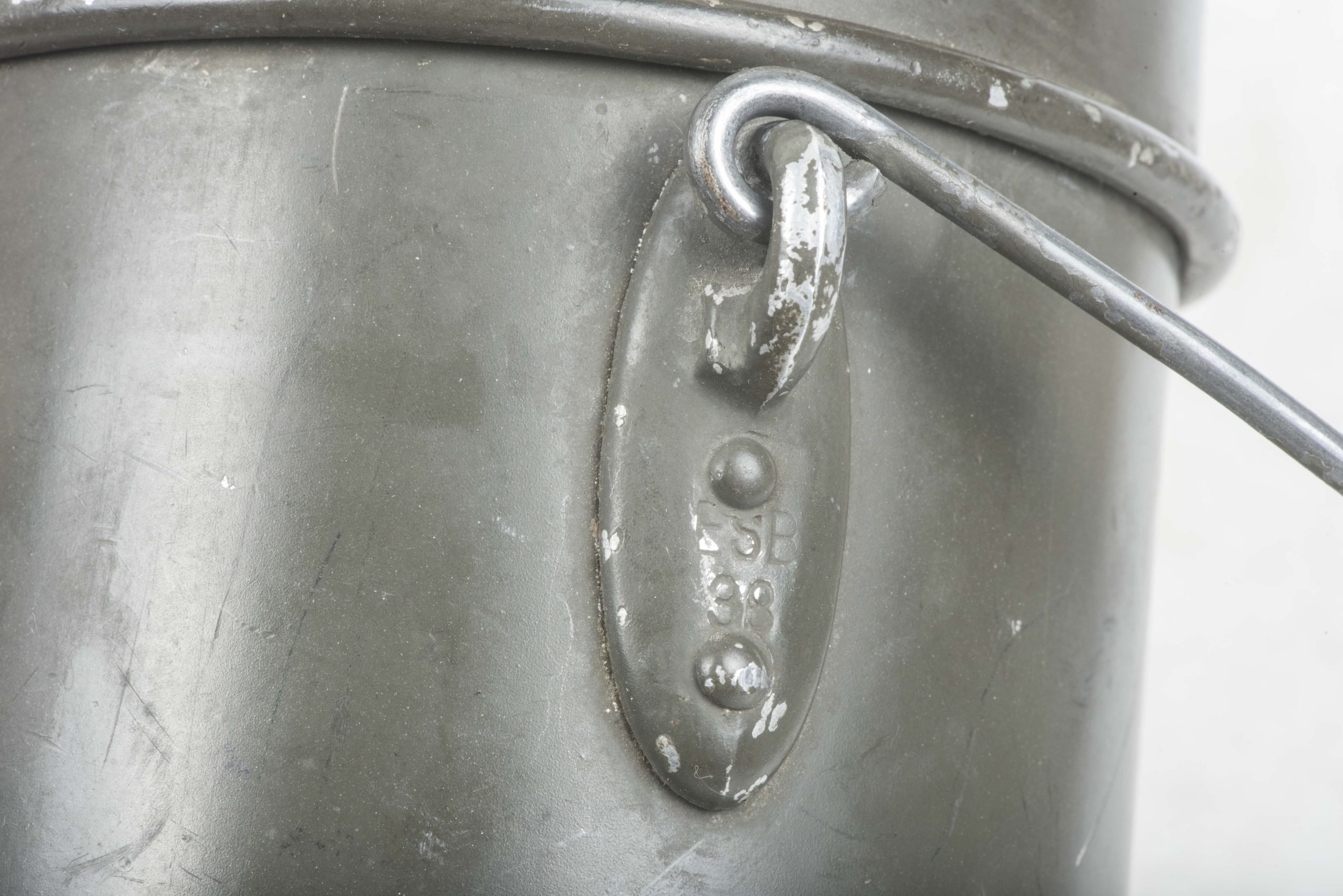 Pre war M31 messkit marked ESB 38 with brown leather strap — image 12