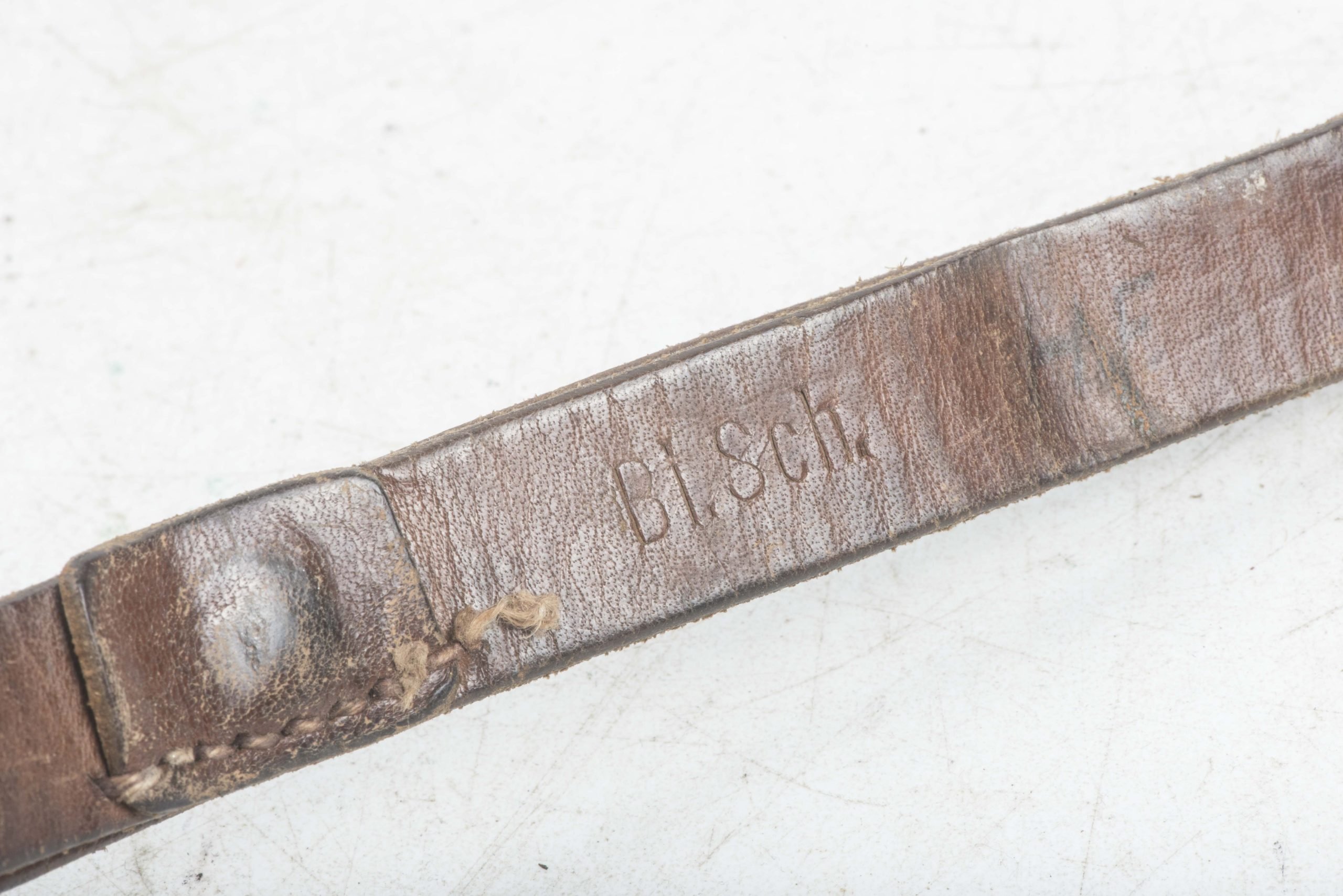 Pre war M31 messkit marked ESB 38 with brown leather strap — image 6