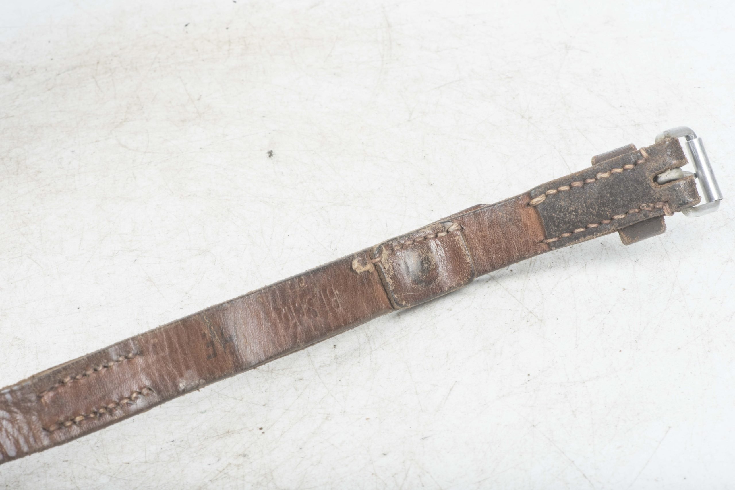 Pre war M31 messkit marked ESB 38 with brown leather strap — image 8