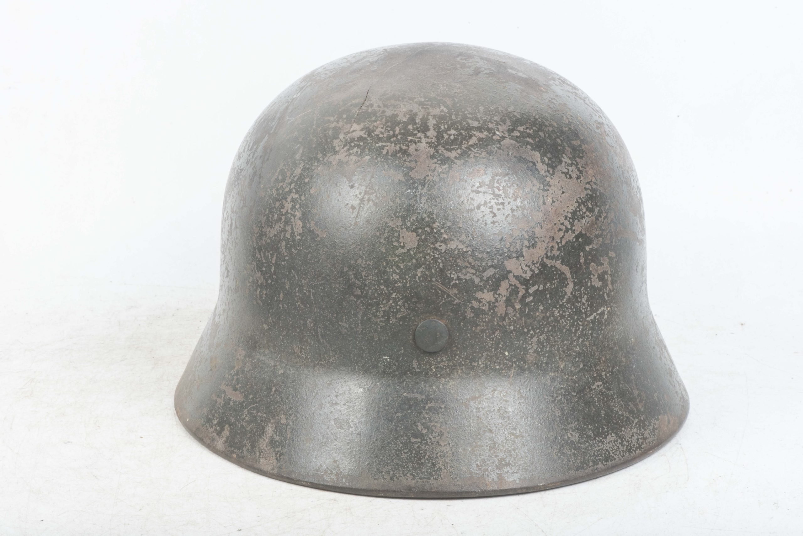 Battledamaged Q64 M40 Waffen-SS helmet — image 5