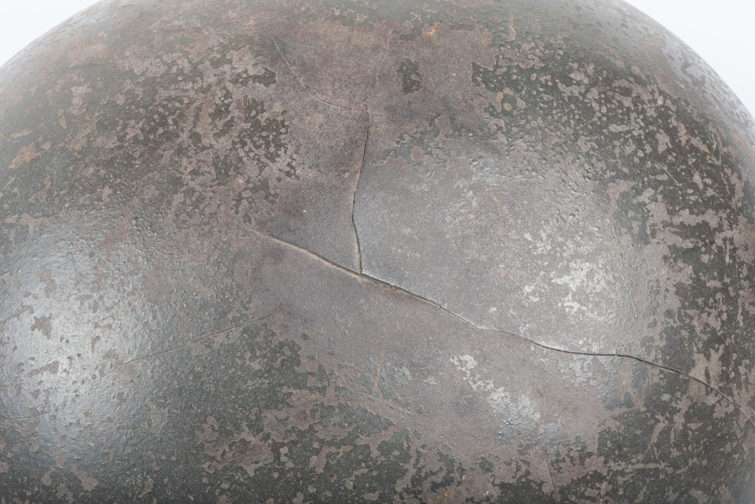 Battledamaged Q64 M40 Waffen-SS helmet — image 7