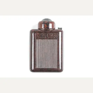 Brown marbled bakelite Zeiler 4350 torch or Taschenlampe