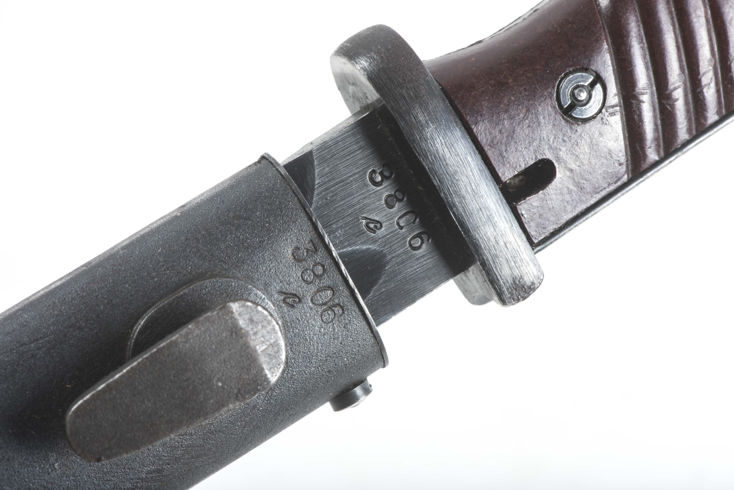 Matching K98 bayonet marked 43 ffc #3806 — image 10