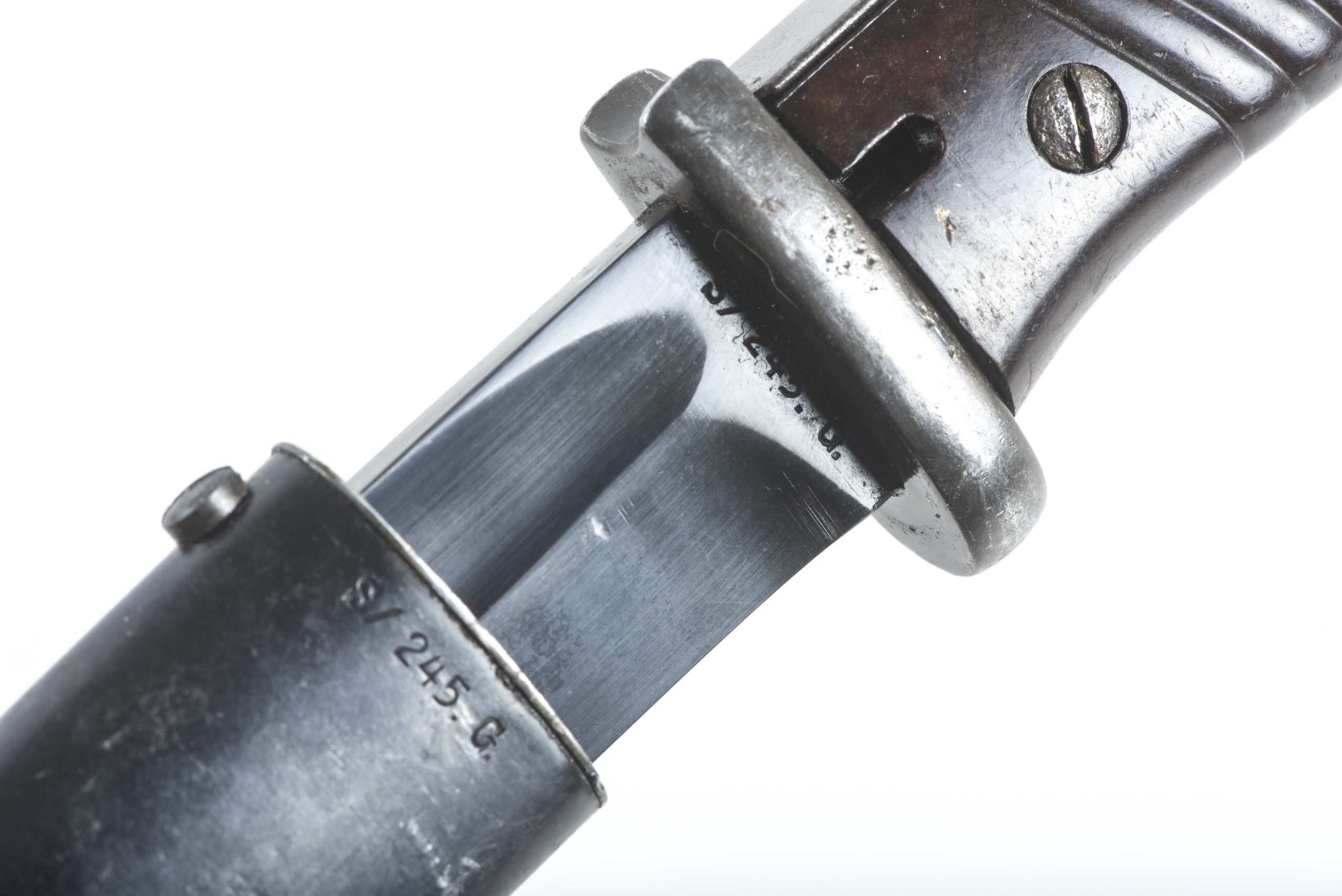 Matching K98 bayonet marked S/ 245.G #7955 — image 5