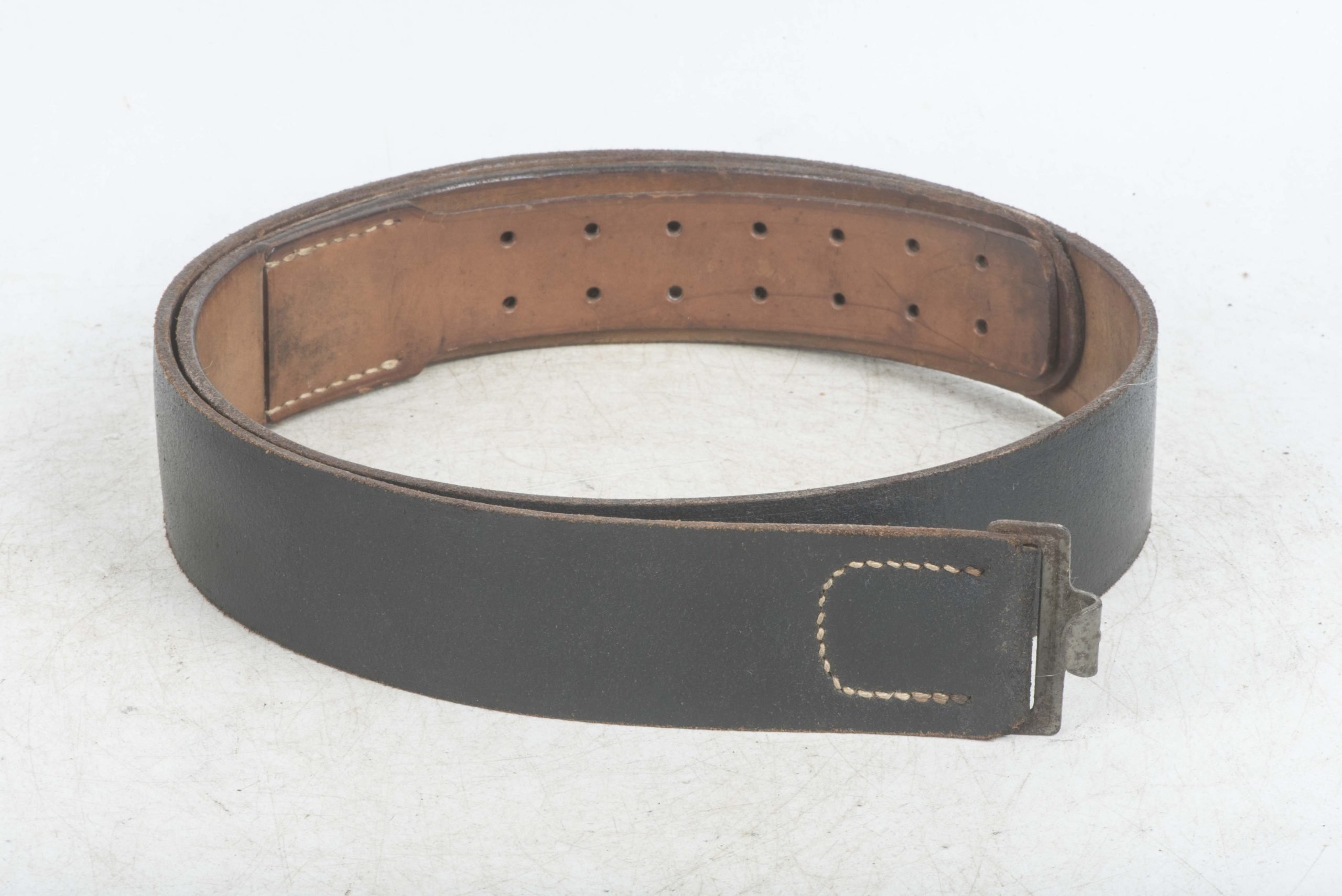 Unissued Luftwaffe EM / NCO equipment belt marked Gustav Vogel, Chemnitz 1941 — image 2