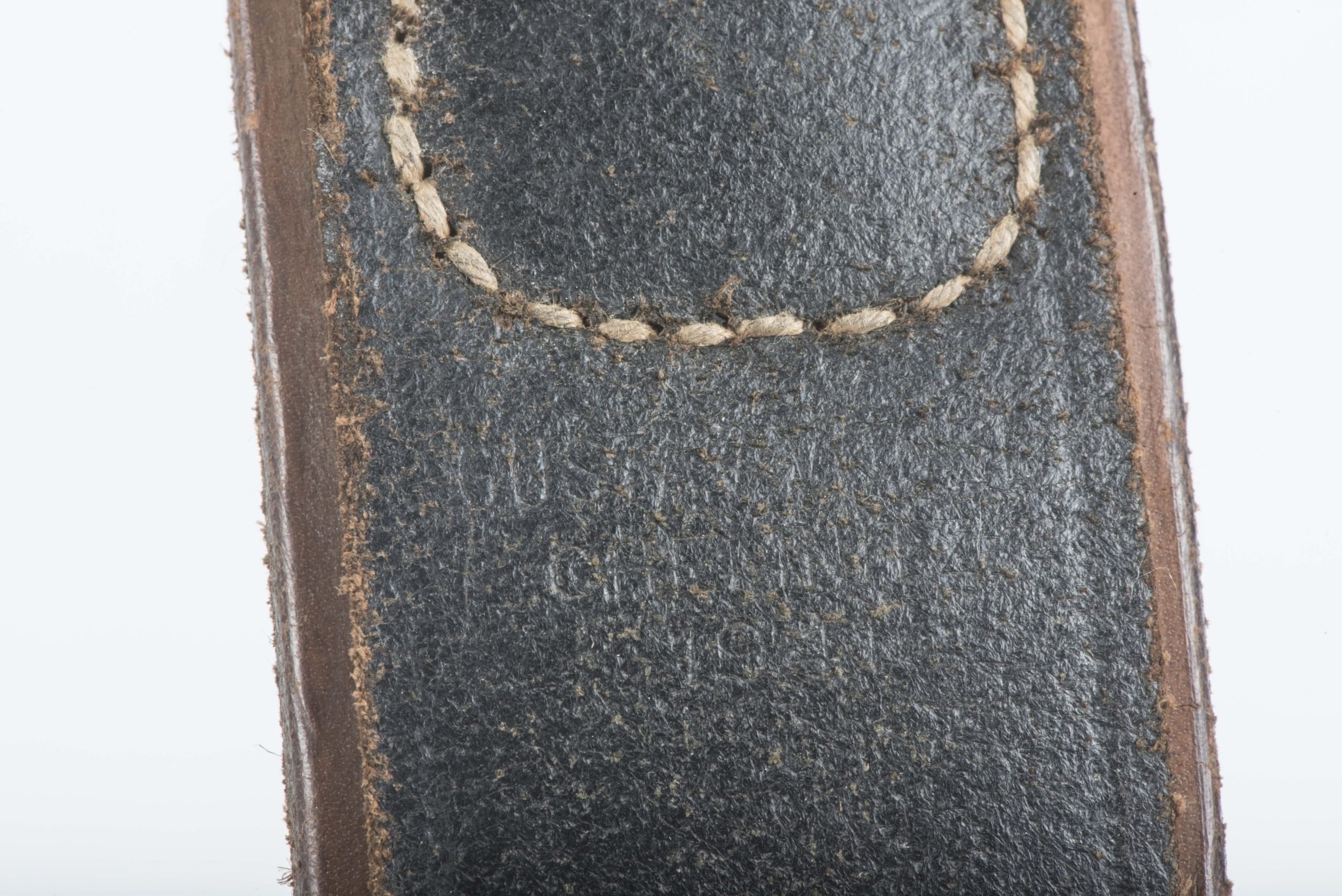 Unissued Luftwaffe EM / NCO equipment belt marked Gustav Vogel, Chemnitz 1941 — image 6