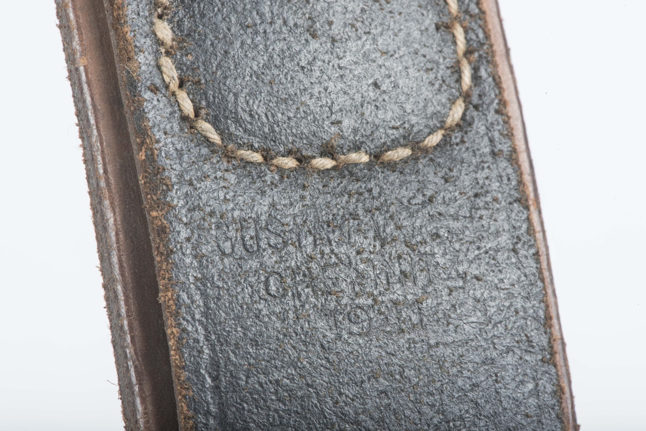 Unissued Luftwaffe EM / NCO equipment belt marked Gustav Vogel, Chemnitz 1941 — image 7
