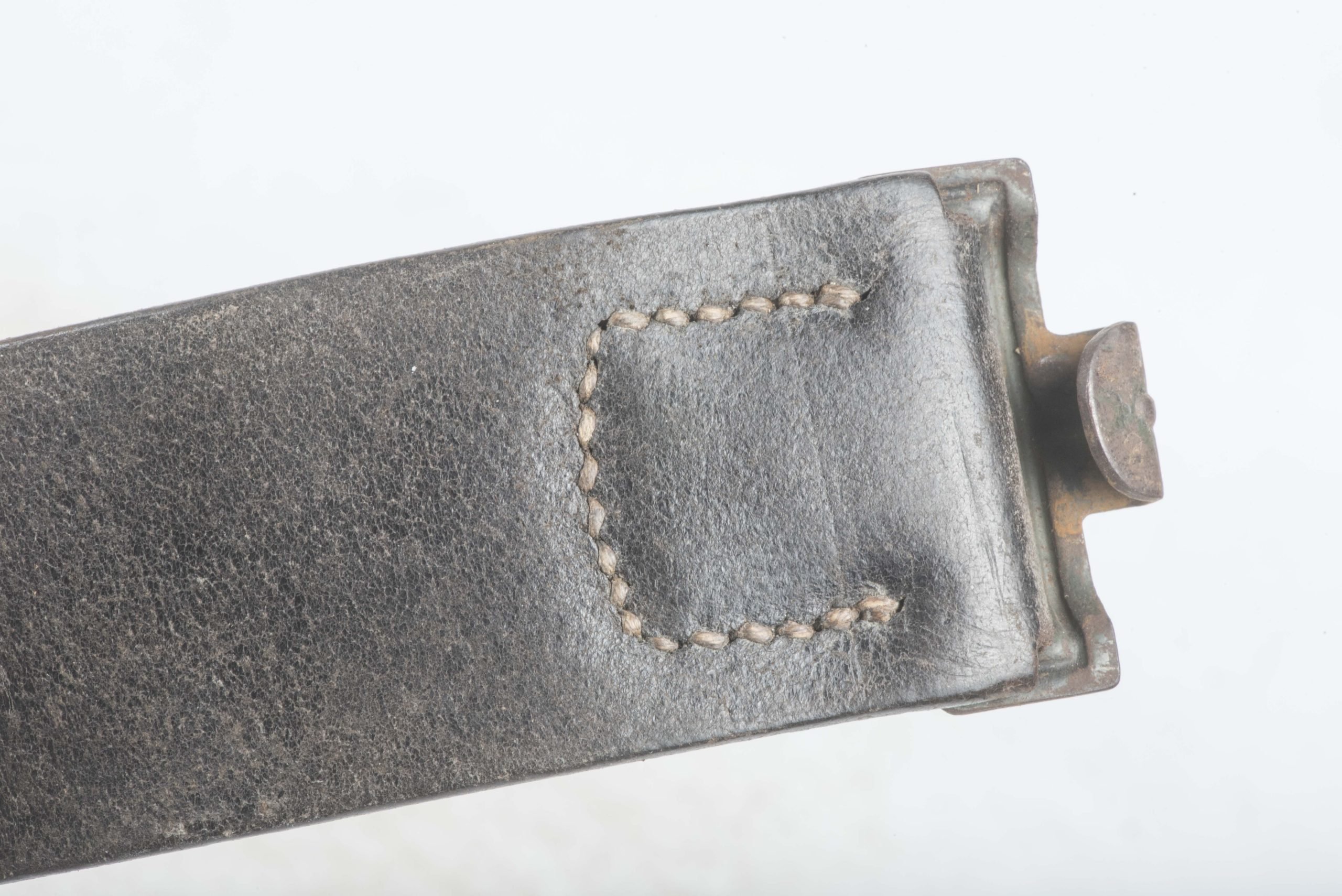 Leather EM / NCO equipment belt dated 1940 — image 11