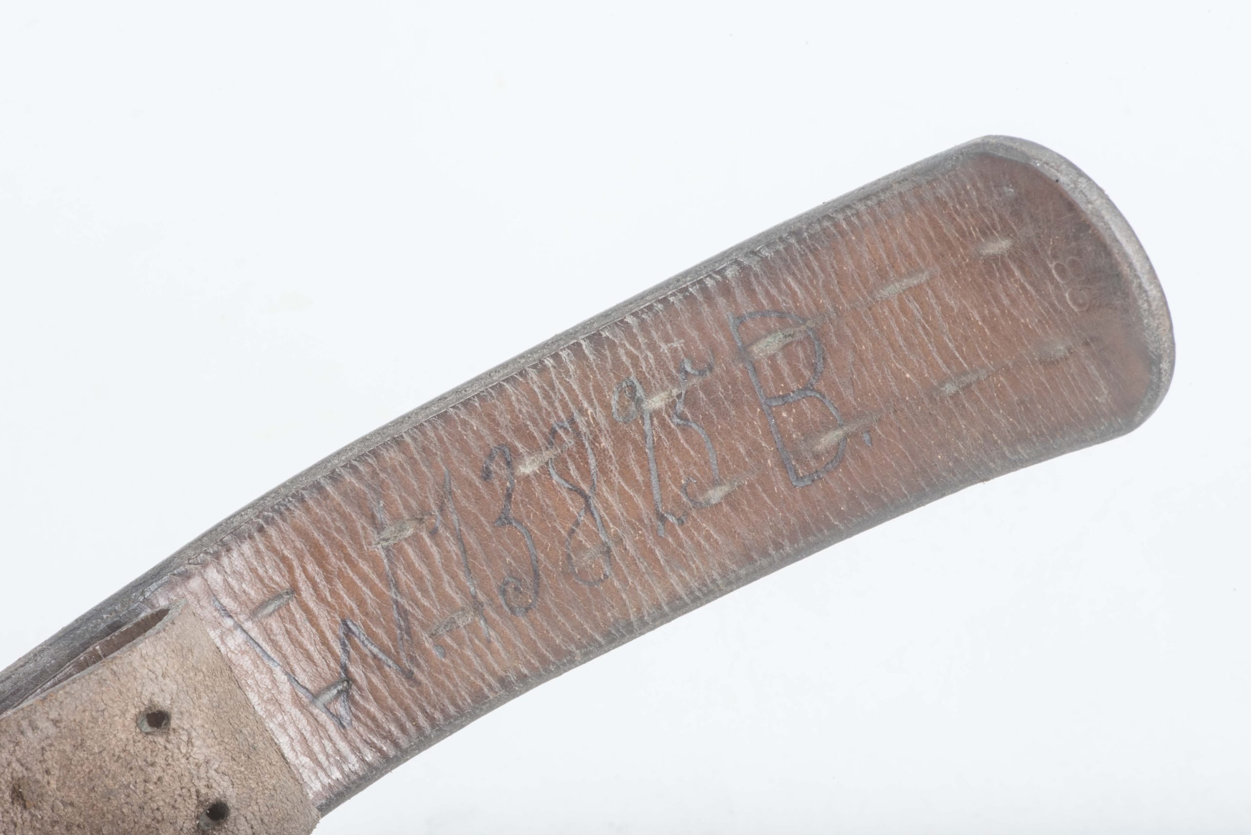 Leather EM / NCO equipment belt dated 1940 — image 6