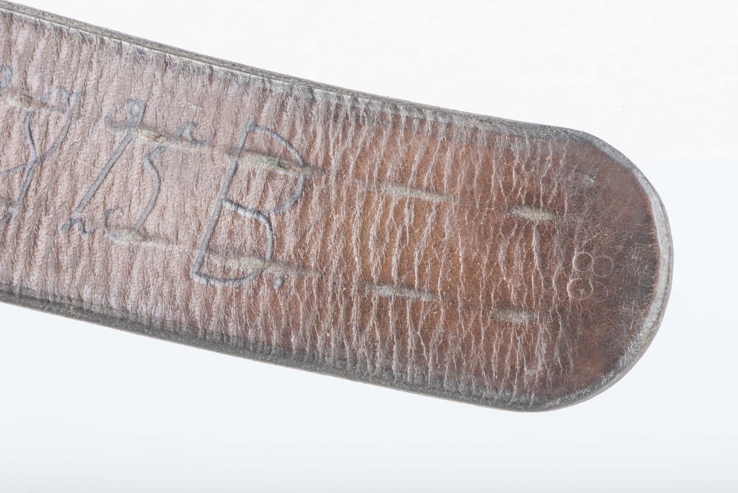 Leather EM / NCO equipment belt dated 1940 — image 7