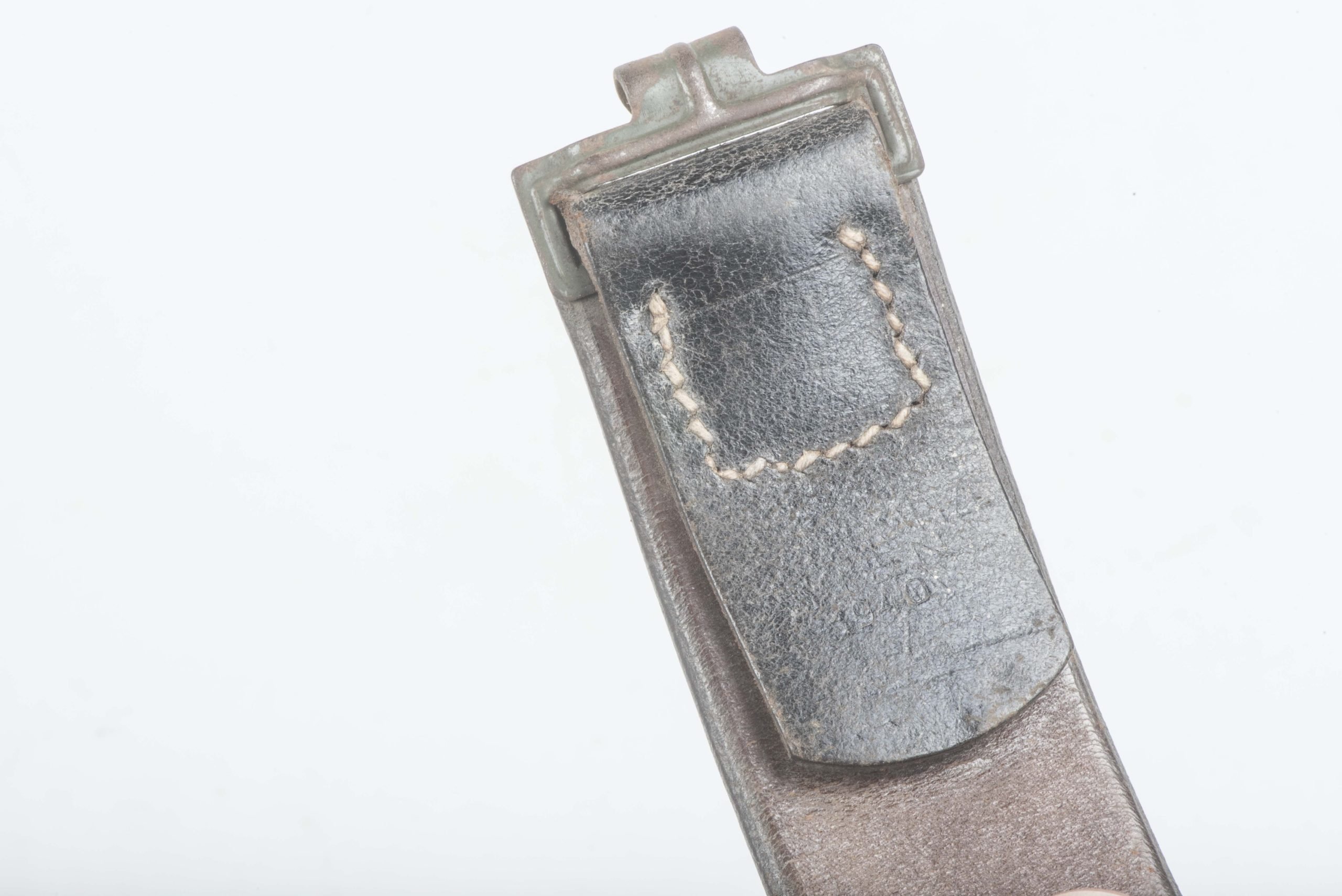 Leather EM / NCO equipment belt dated 1940 — image 9