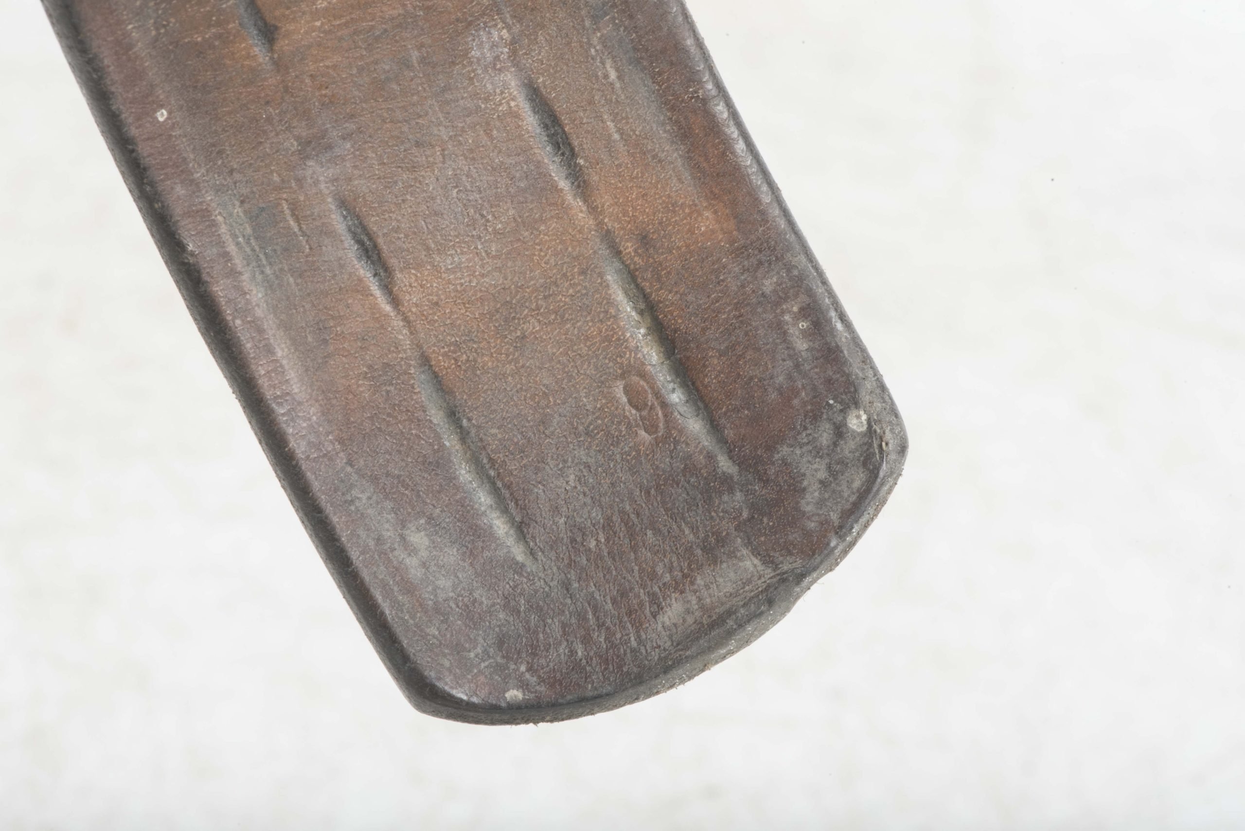 Leather EM / NCO equipment belt marked 1/0490/0*** — image 8