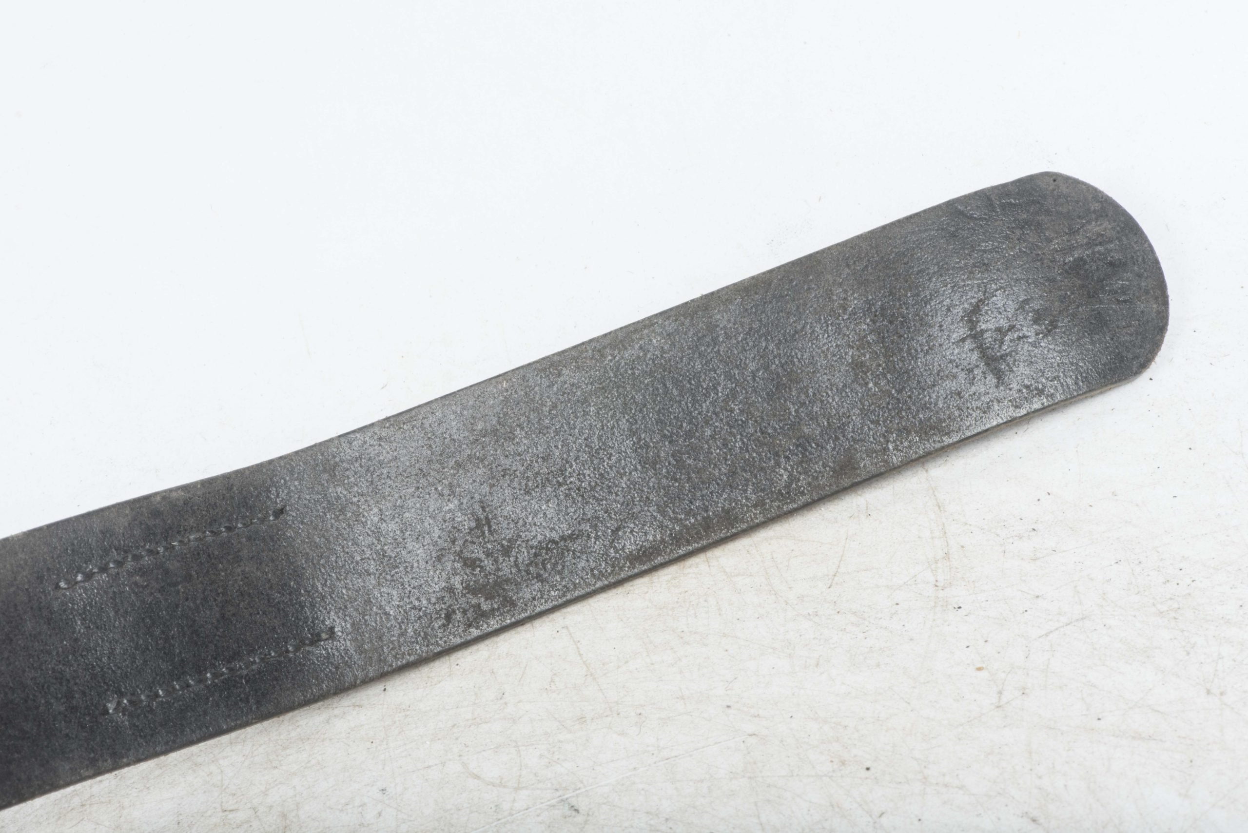 Leather EM / NCO equipment belt marked Ernst Köhn Solingen — image 6