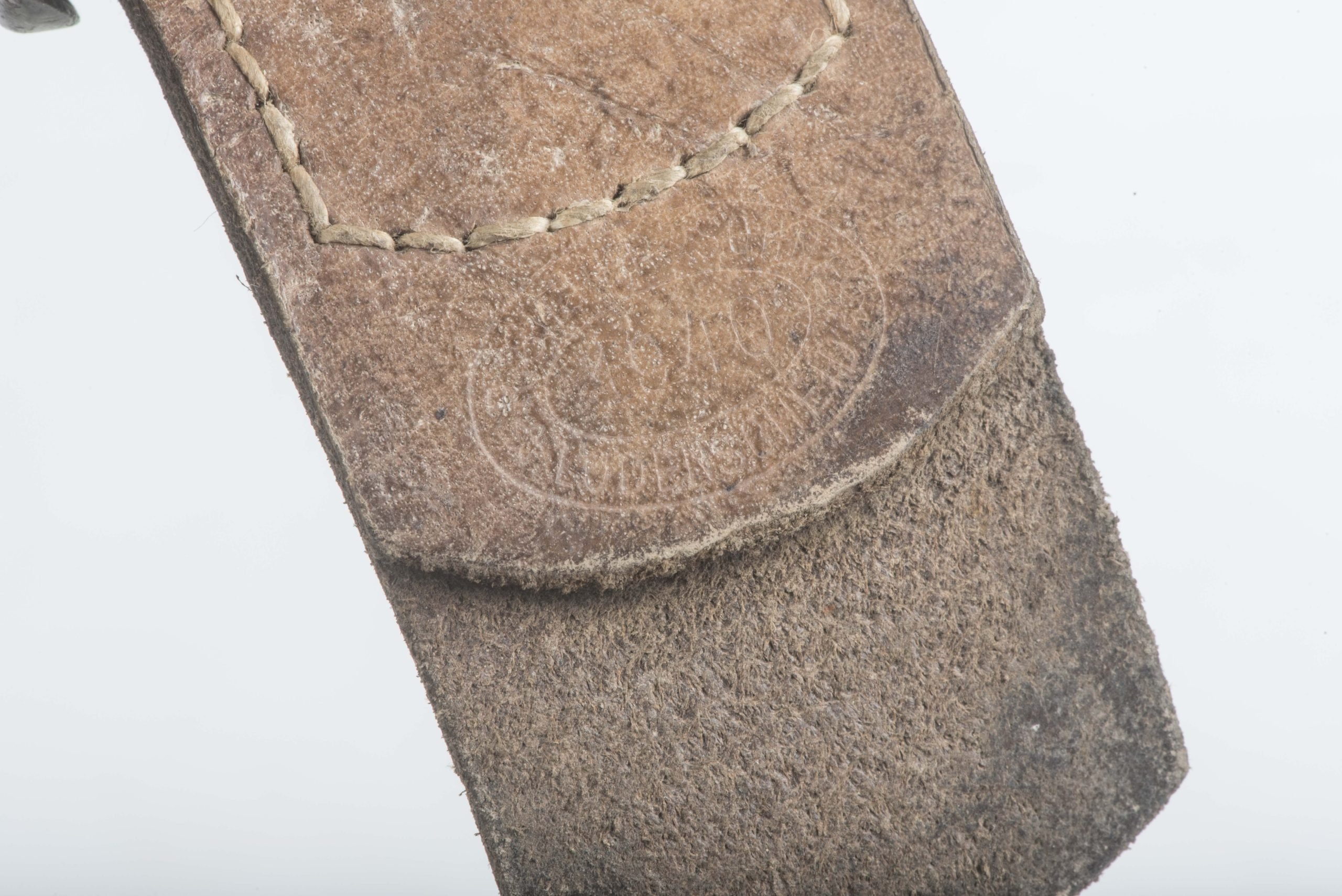 Tabbed Steel Heer belt buckle marked Sieper & Sohn 1940 — image 2