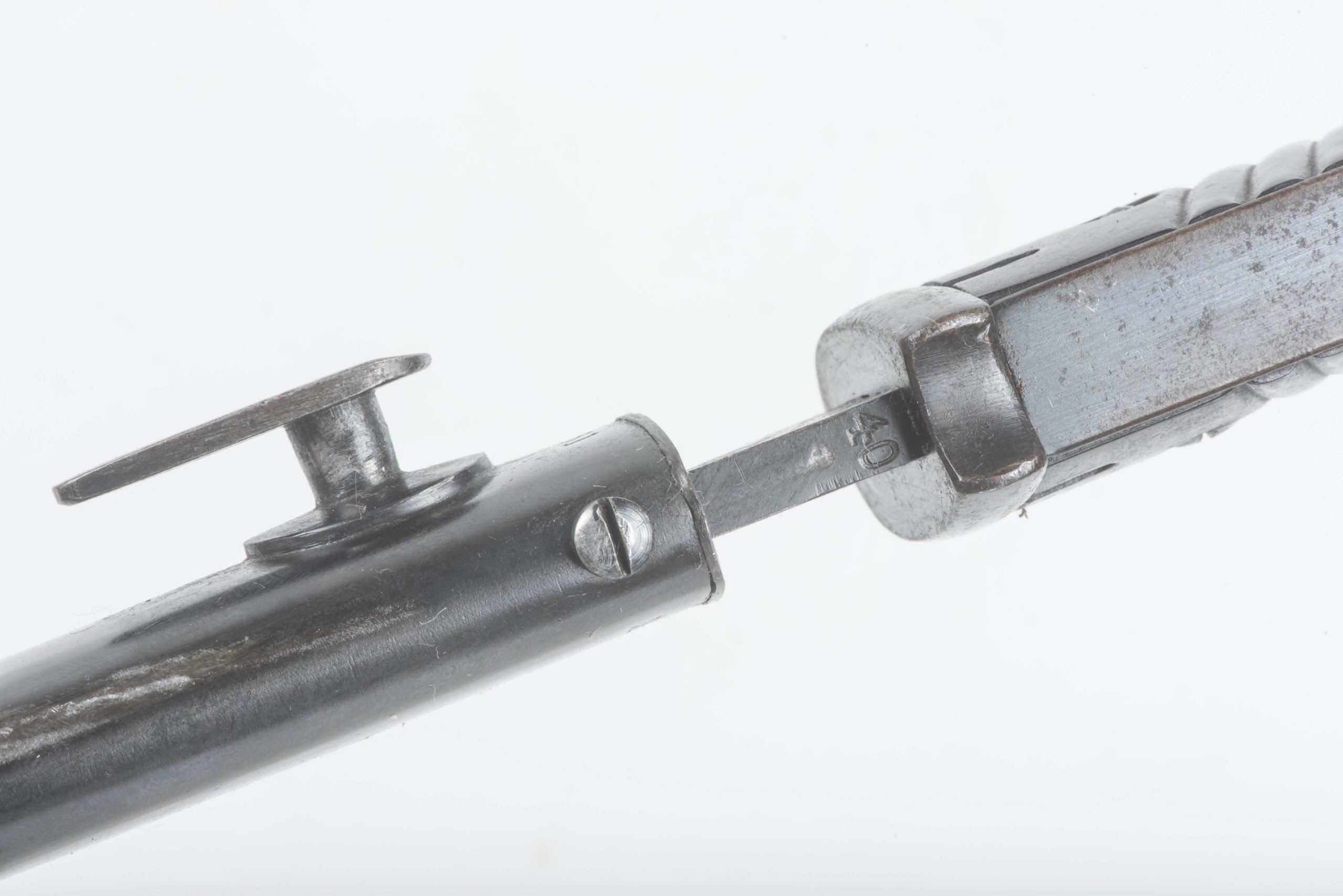 Matching K98 bayonet marked Clemen & Jung 1940 #2651 — image 10